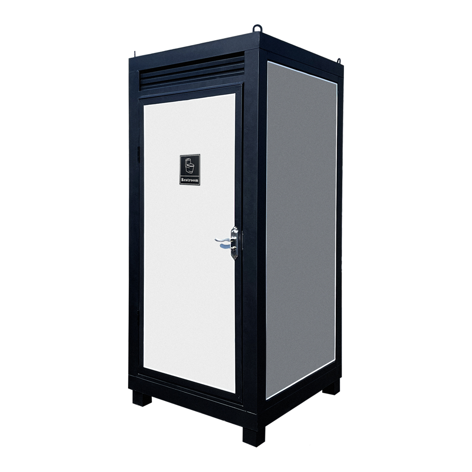 Person Portable Toilet Cabin – Outdoor Restroom with Light, Sink & Vent Fan — foto 8