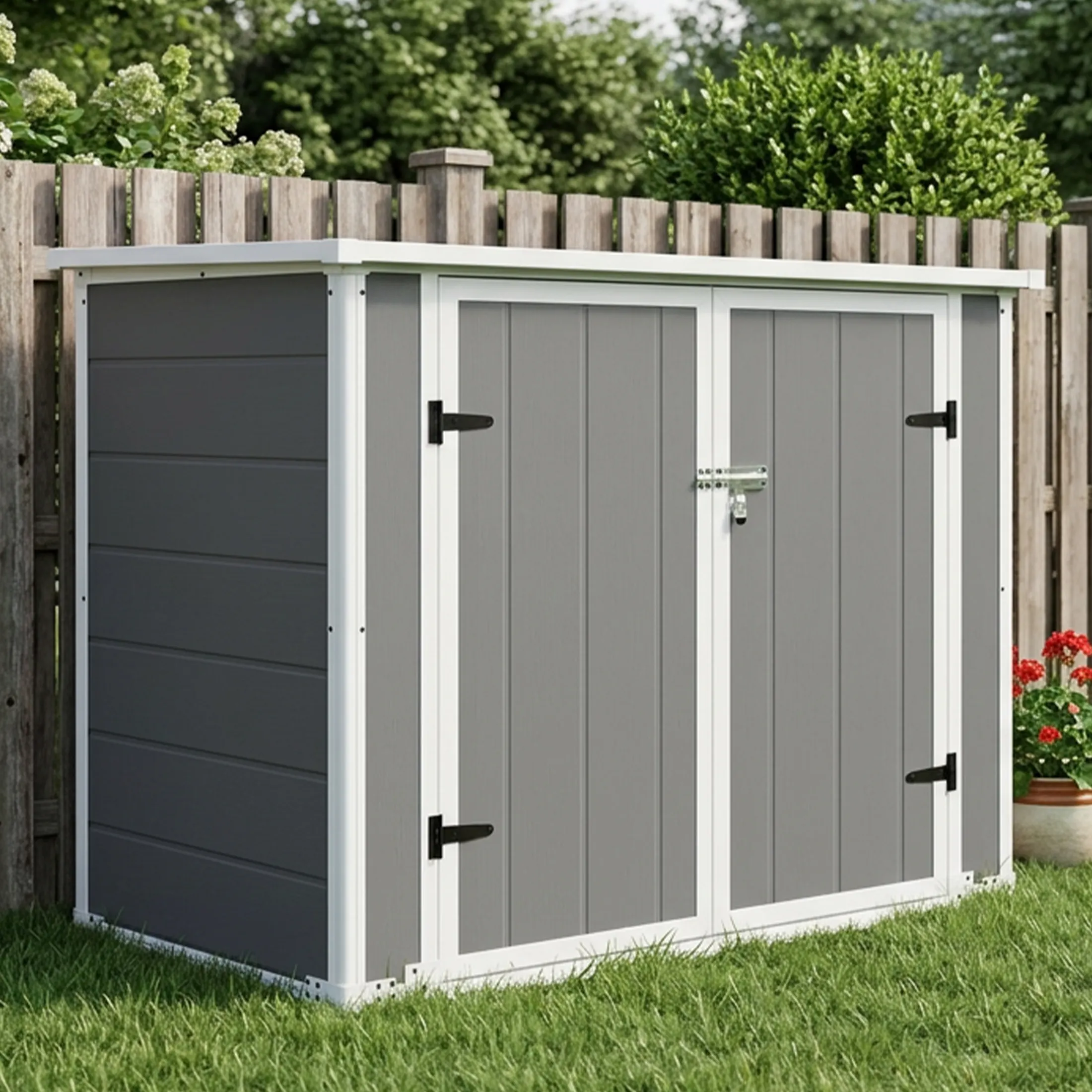 Horizontal Outdoor Storage Shed