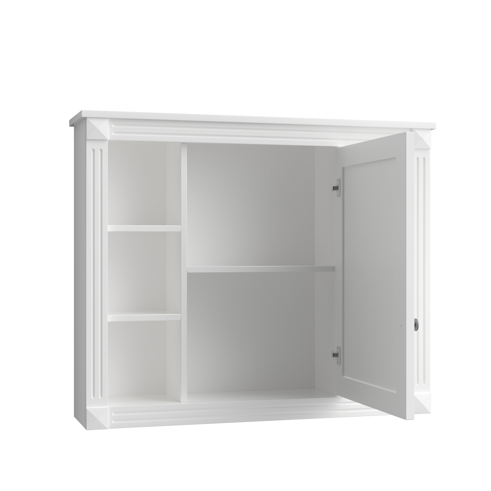 36'' Bathroom Vanity with Top Sink, Mirror Cabinet, Modern Bathroom Storage Cabinet with 2 Soft Closing Doors, Single Sink Bathroom Vanity — foto 2