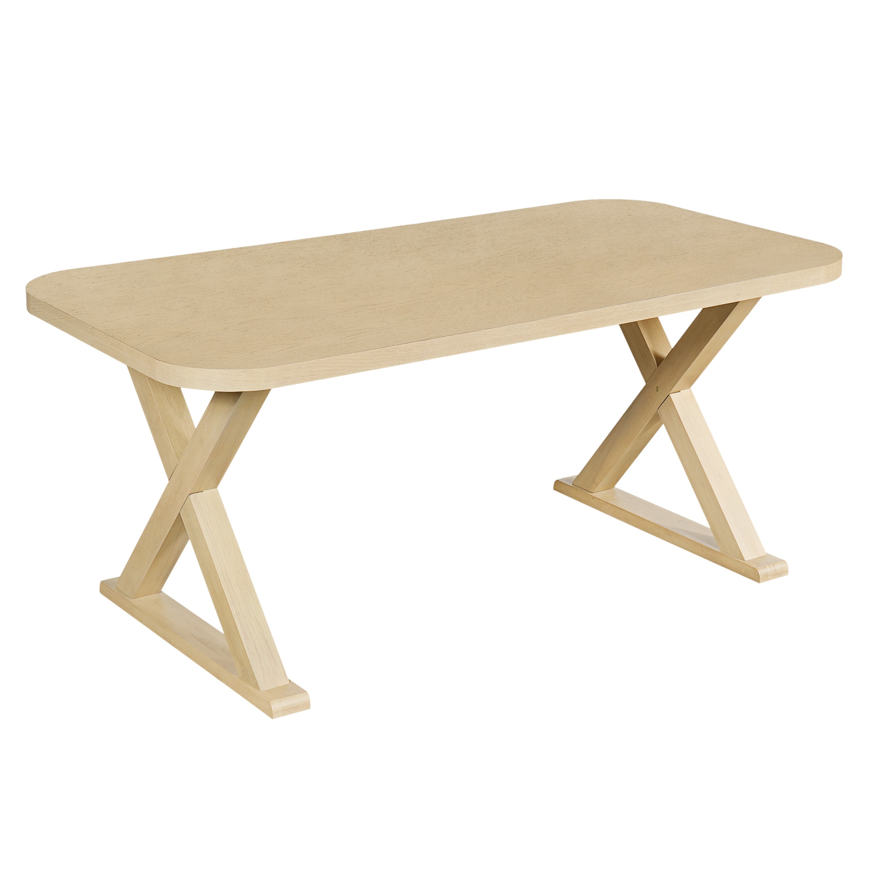 Oak Veneer Dining Table, picture 2 of 5