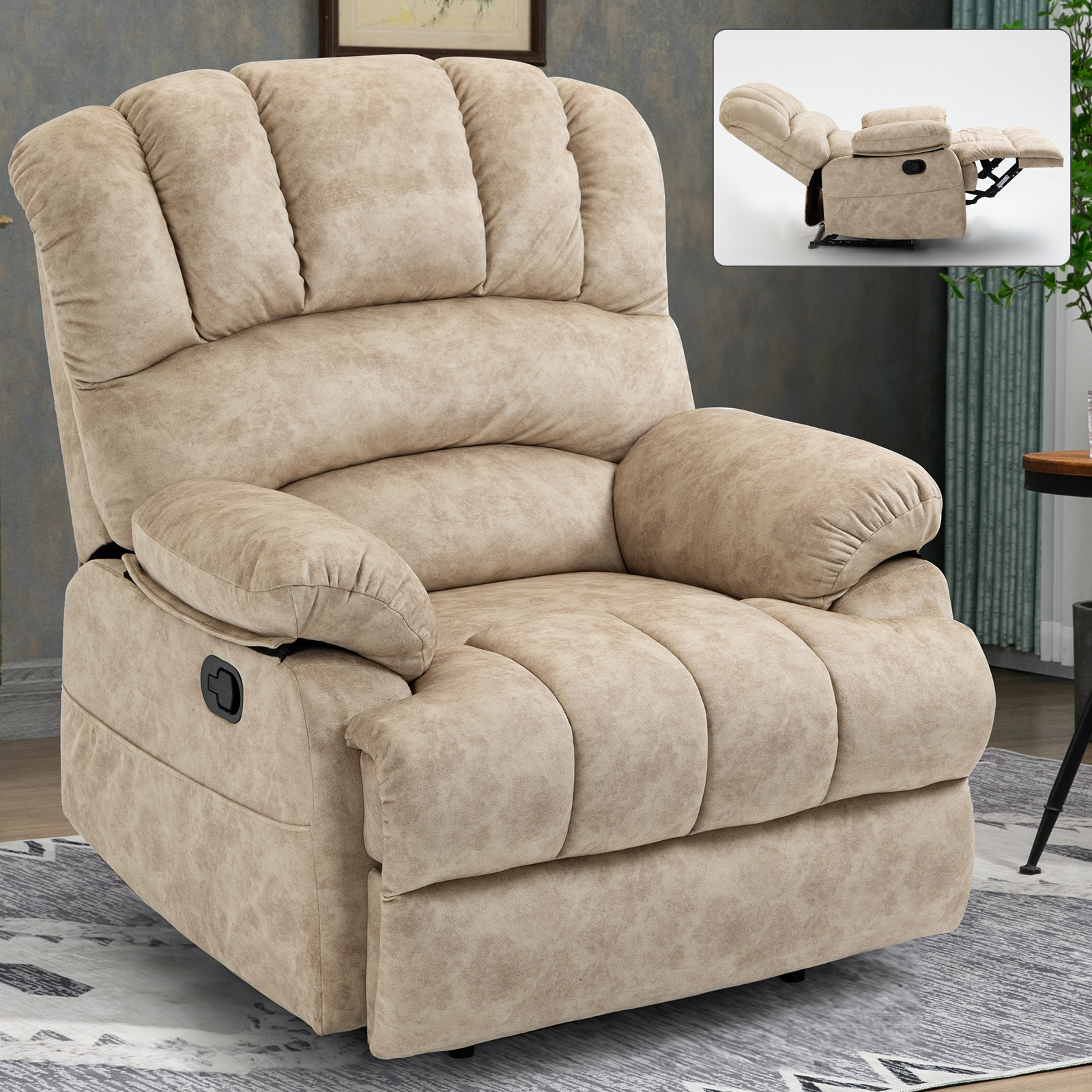 Large Manual Recliner Chair