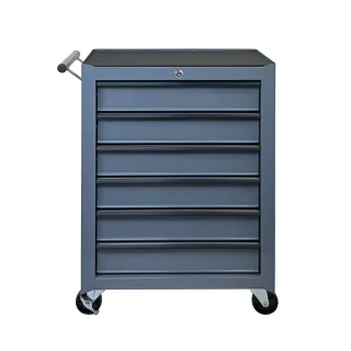 Rolling Metal Tool Chest with 6 Drawers, 20" 6-Drawer Tool Chest Cabinet with Ball Bearing Drawer Slides, Steel Tool Storage Box Organizer  -GREY
