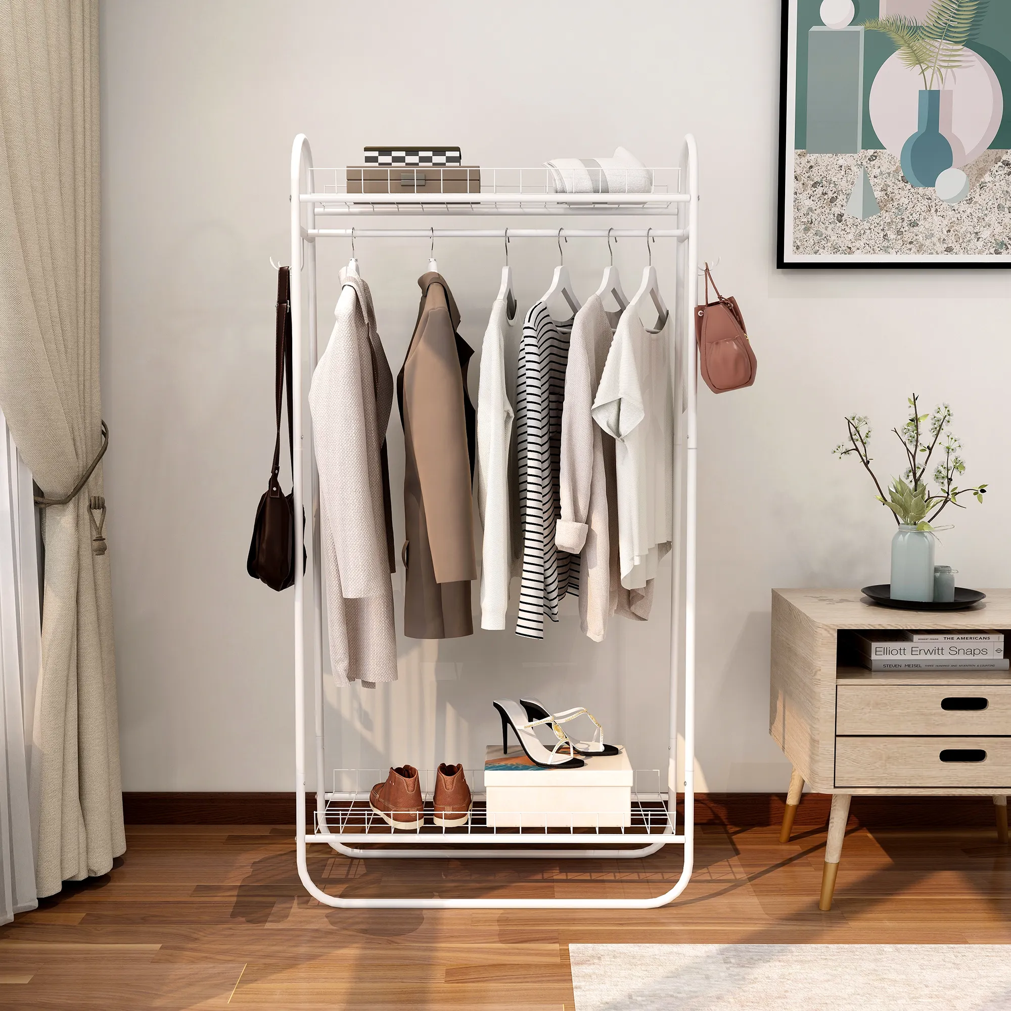 Garment Rack Freestanding Heavy Duty Clothing Rack