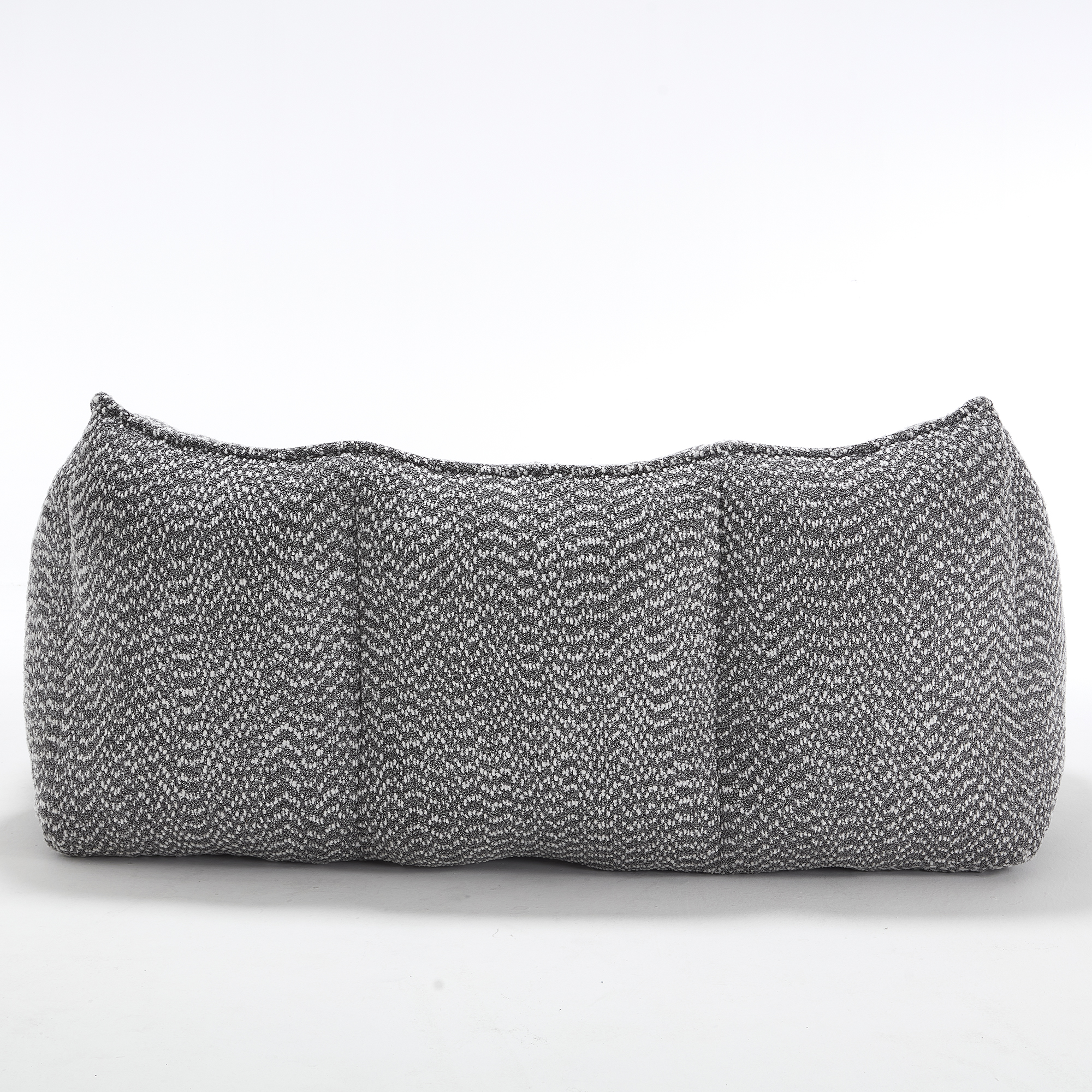 Soft beanbag chair with high resilience foam core for two people. The comfortable square recliner sofa is ideal for family members and friends engaged in games, reading, watching TV — foto 3