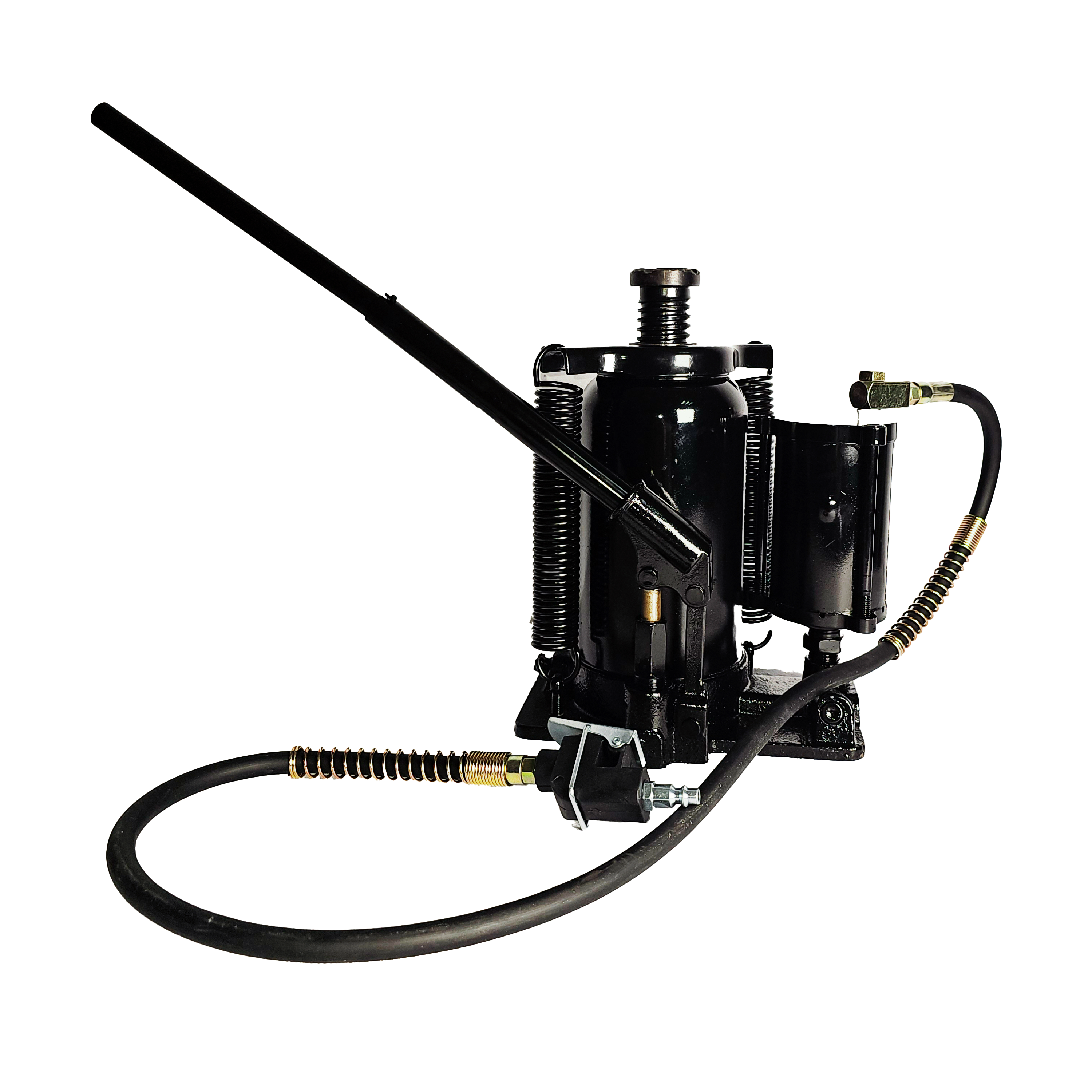 Air Hydraulic Bottle Jack, 20 Ton/40000 LBS Bottle Jack, 10.23-20.07 inch Lifting Range, Manual Handle and Air Pump, for Car, Pickup, Truck, RV, Auto Repair, Industrial Engineering — foto 2