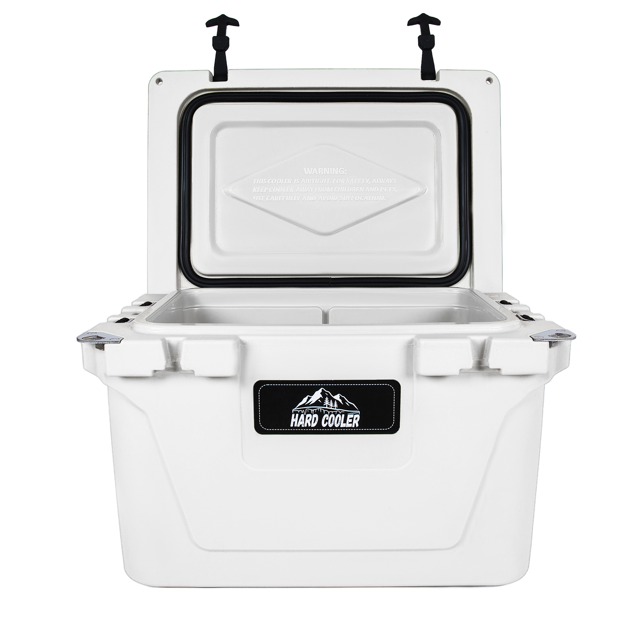 50 Quart White Cooler, Ultra-Light Insulated Ice Chest – Heavy-Duty Hard Shell Cooler with 6-Day Ice Retention for Camping, Tailgating, Job Site & Outdoor Adventures — foto 3