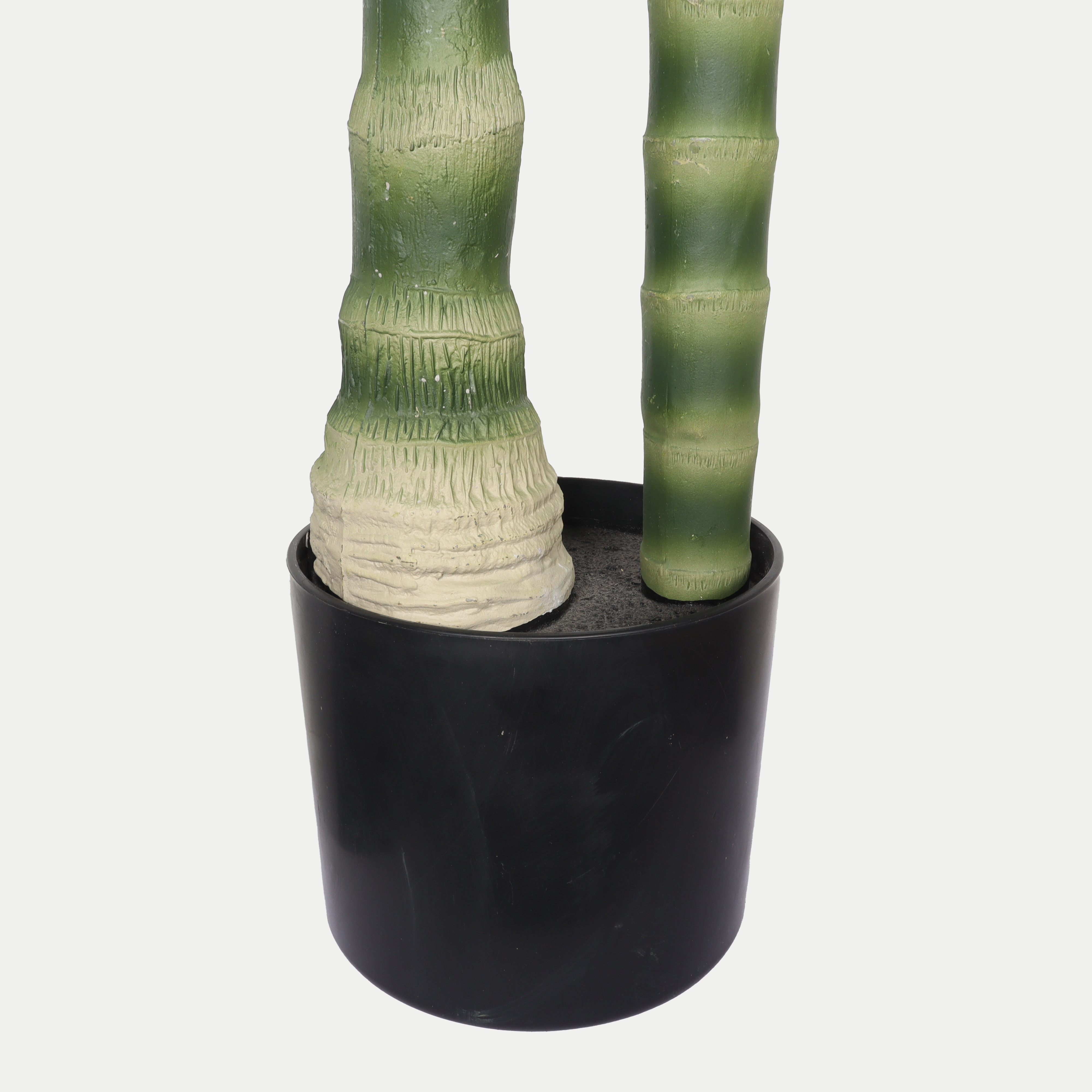 6FT Artificial Palm Tree with Black Plastic Pot, Tropical Fake Plant for Indoor Outdoor Decoration, Faux Palm, 1pc/set — foto 4