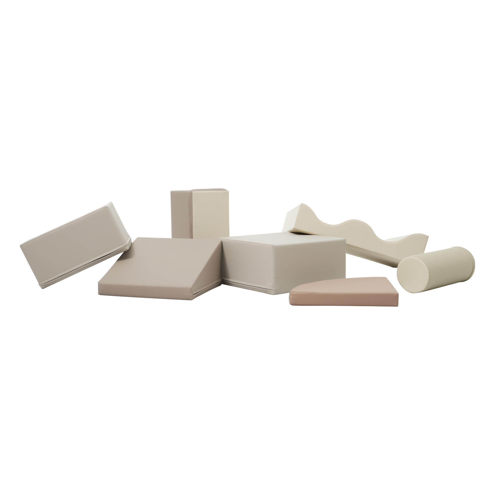 7-Piece Indoor Climbing Foam for Kids, Soft PU Toddler Climbing Toys, Indoor Climb and Crawl Activity Play Set — foto 5