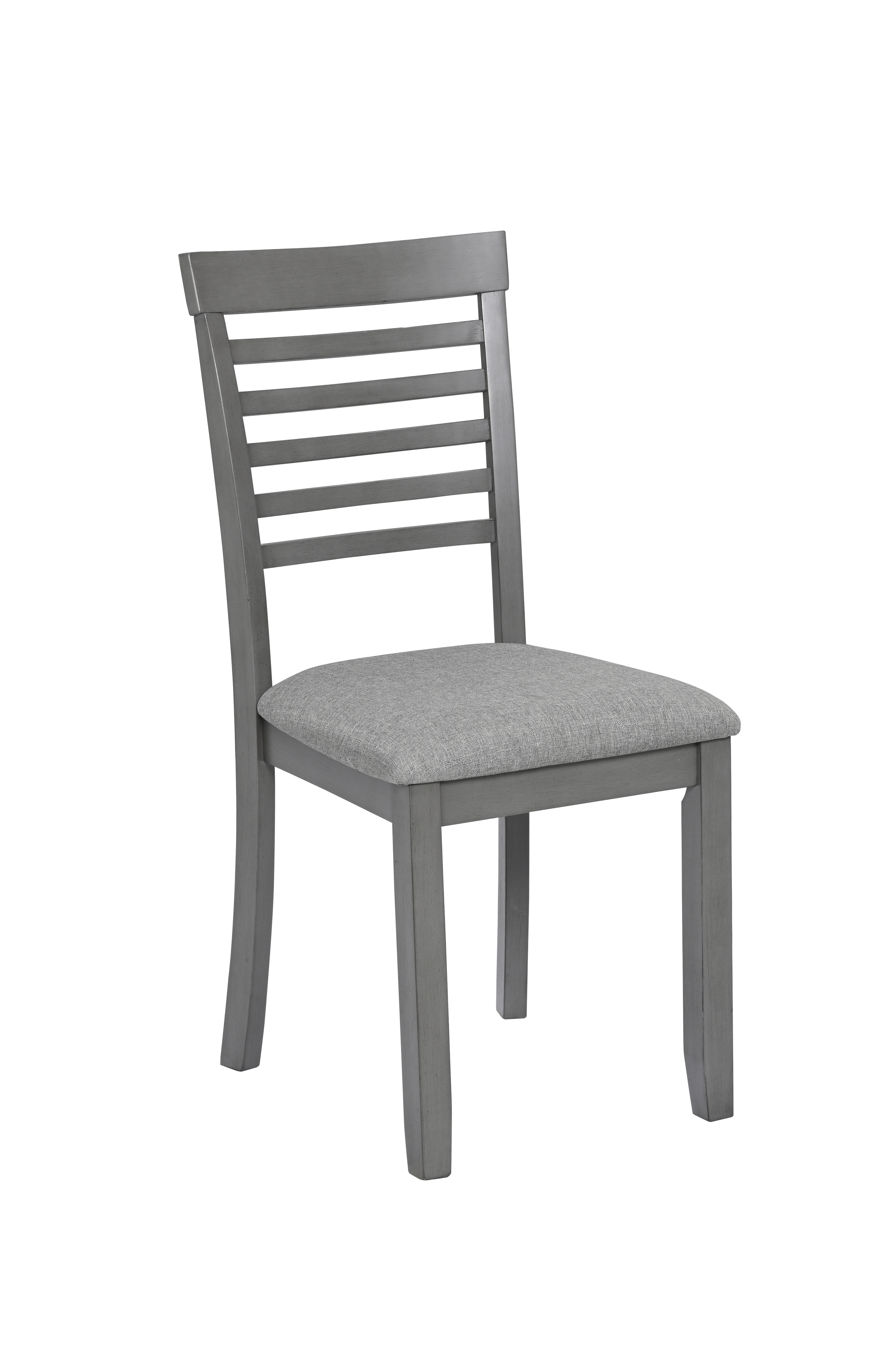Dining Chairs Only, Wooden Dining Chairs Set of 4, Kitchen Chair with Padded Seat, Upholstered Side Chair for Dining Room, Living Room, Gray 10