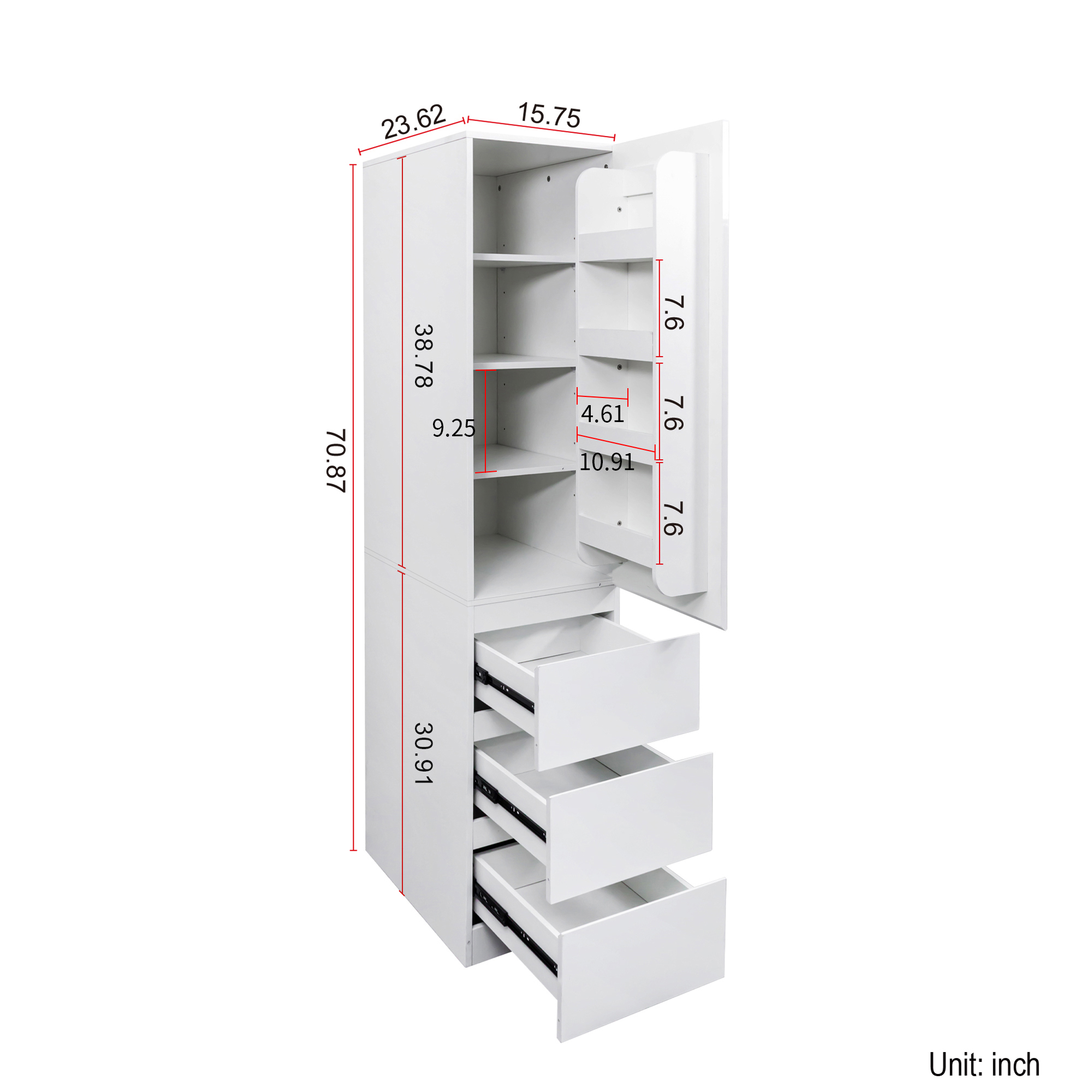 Kitchen Pantry Storage Cabinet, picture 3 of 5