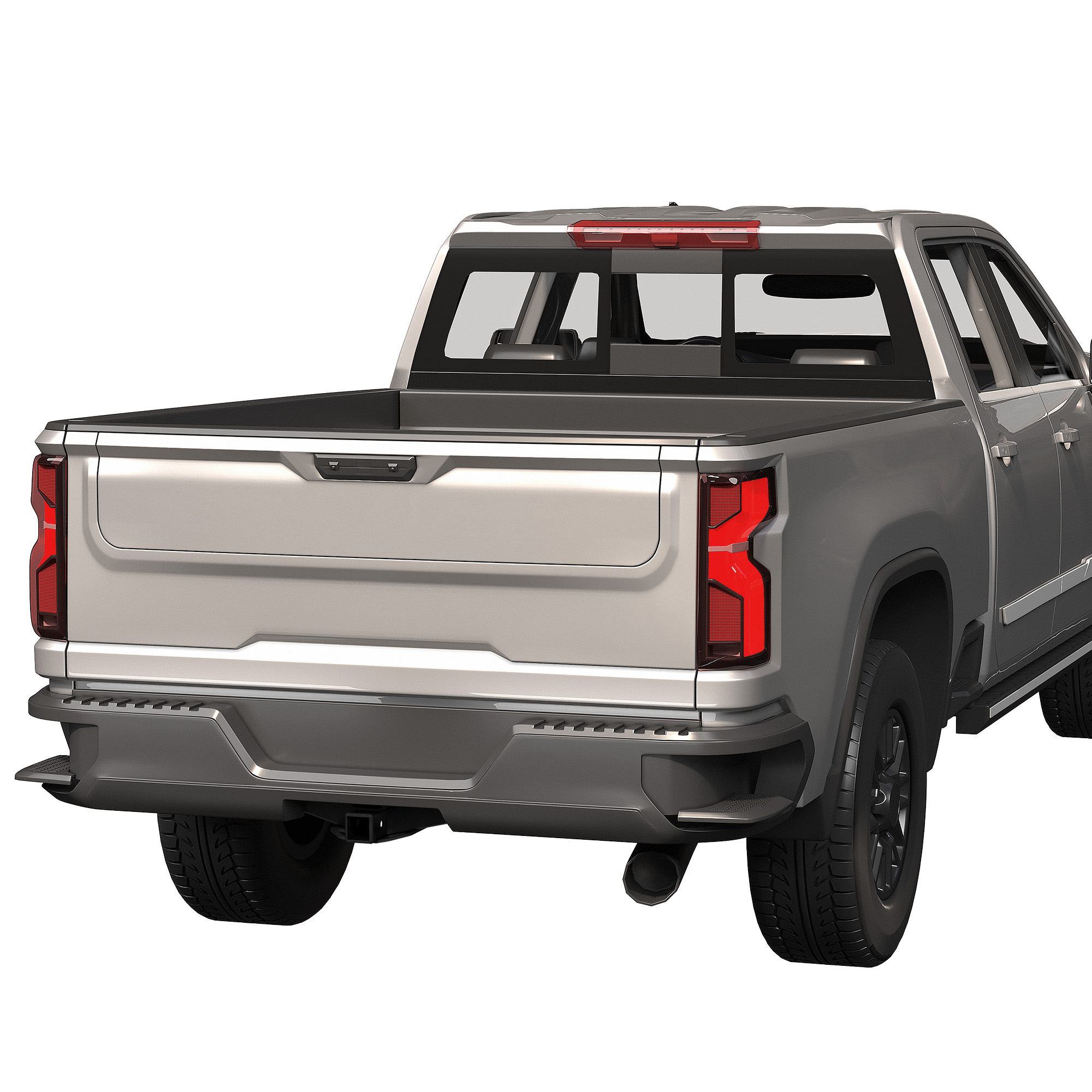 Steel Class 3 Trailer Hitch, 2 Inch Square Receiver, Black, For 1999-2013 Chevrolet Silverado / GMC Sierra 1500, 2001-07 1500HD,1999-2004  2500,selected models (Please Verify Vehicle Application) — foto 7