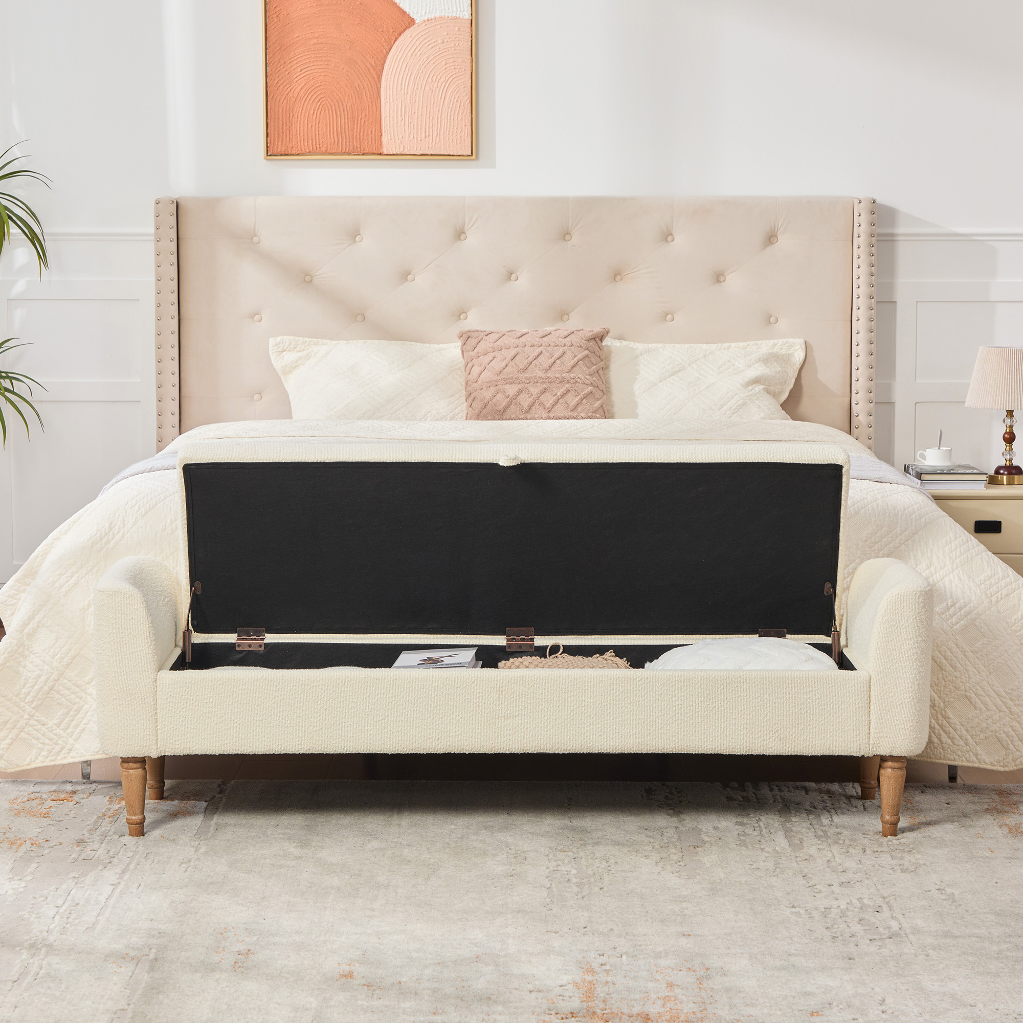 Upholstered Storage Bench