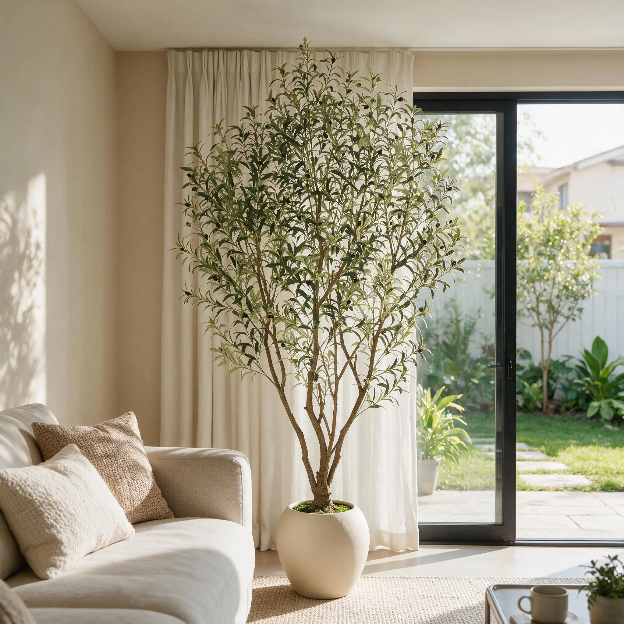 8FT Artificial Olive Tree