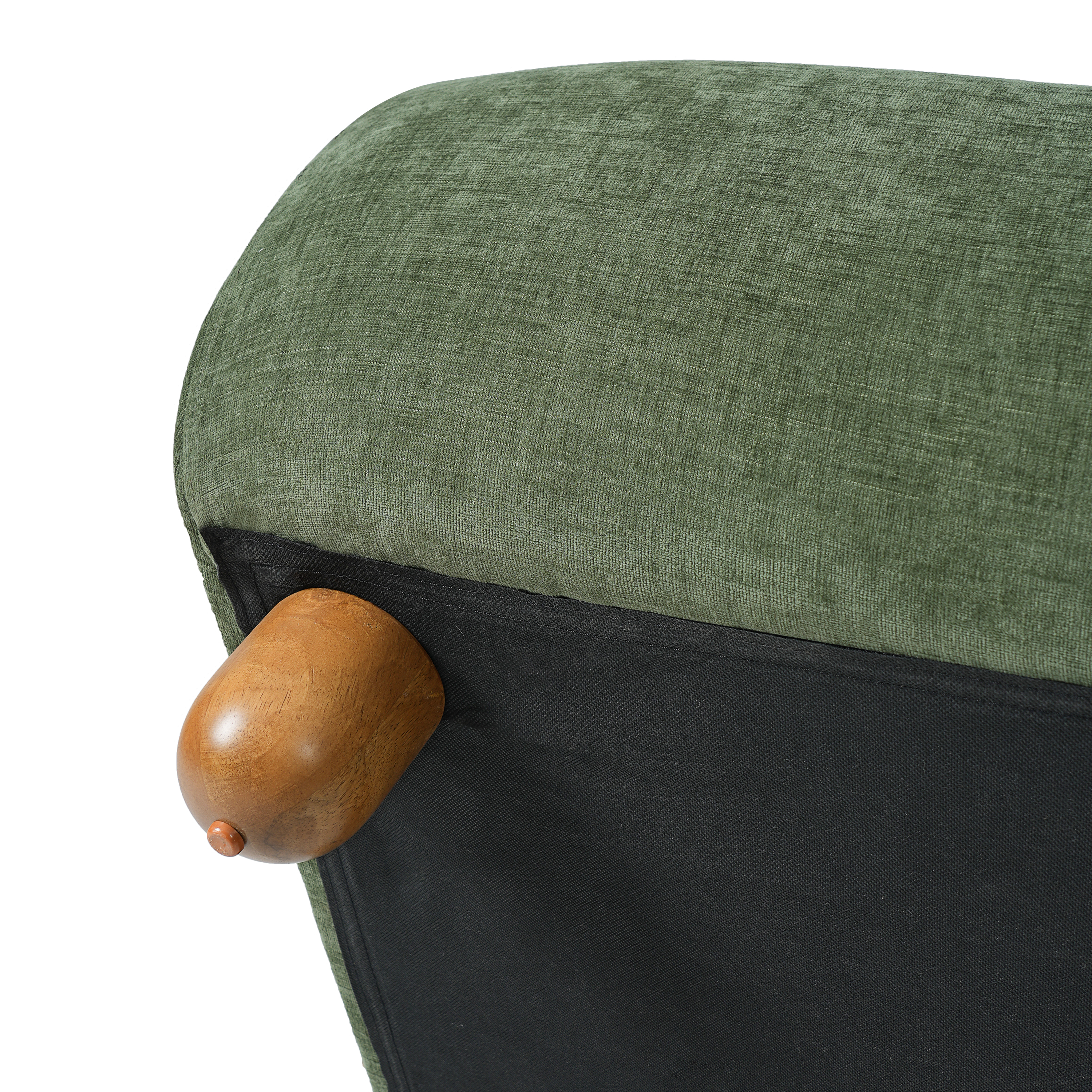 Linen Blend Accent Chair, picture 3 of 4