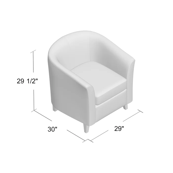 Fabric Club Chair, picture 4 of 5