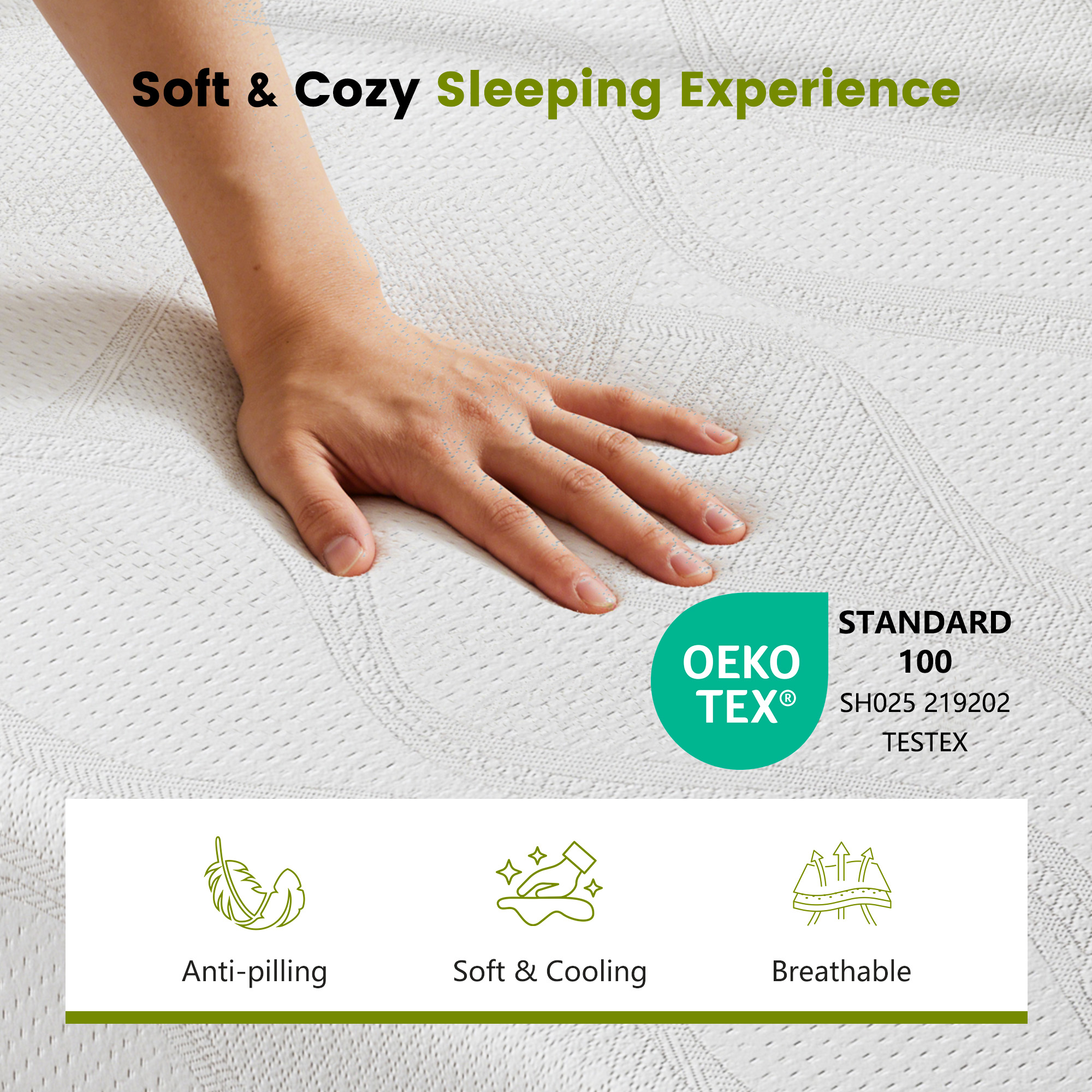Twin Size Memory Foam Mattress — photo 2