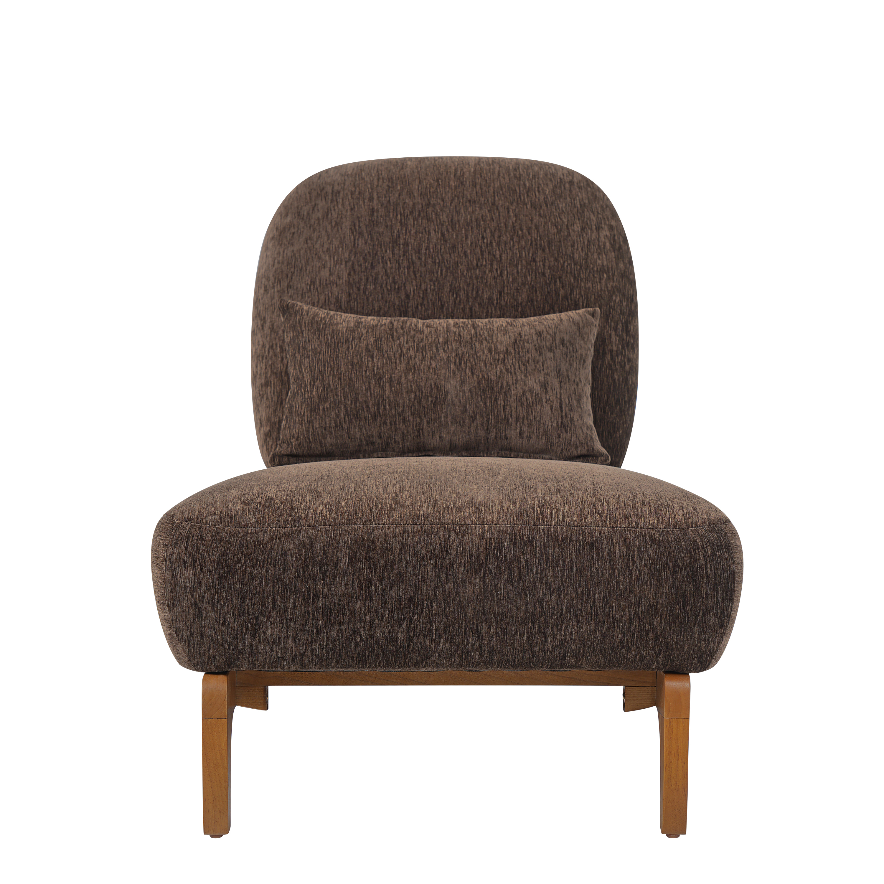 Linen Upholstered Slipper Chair
