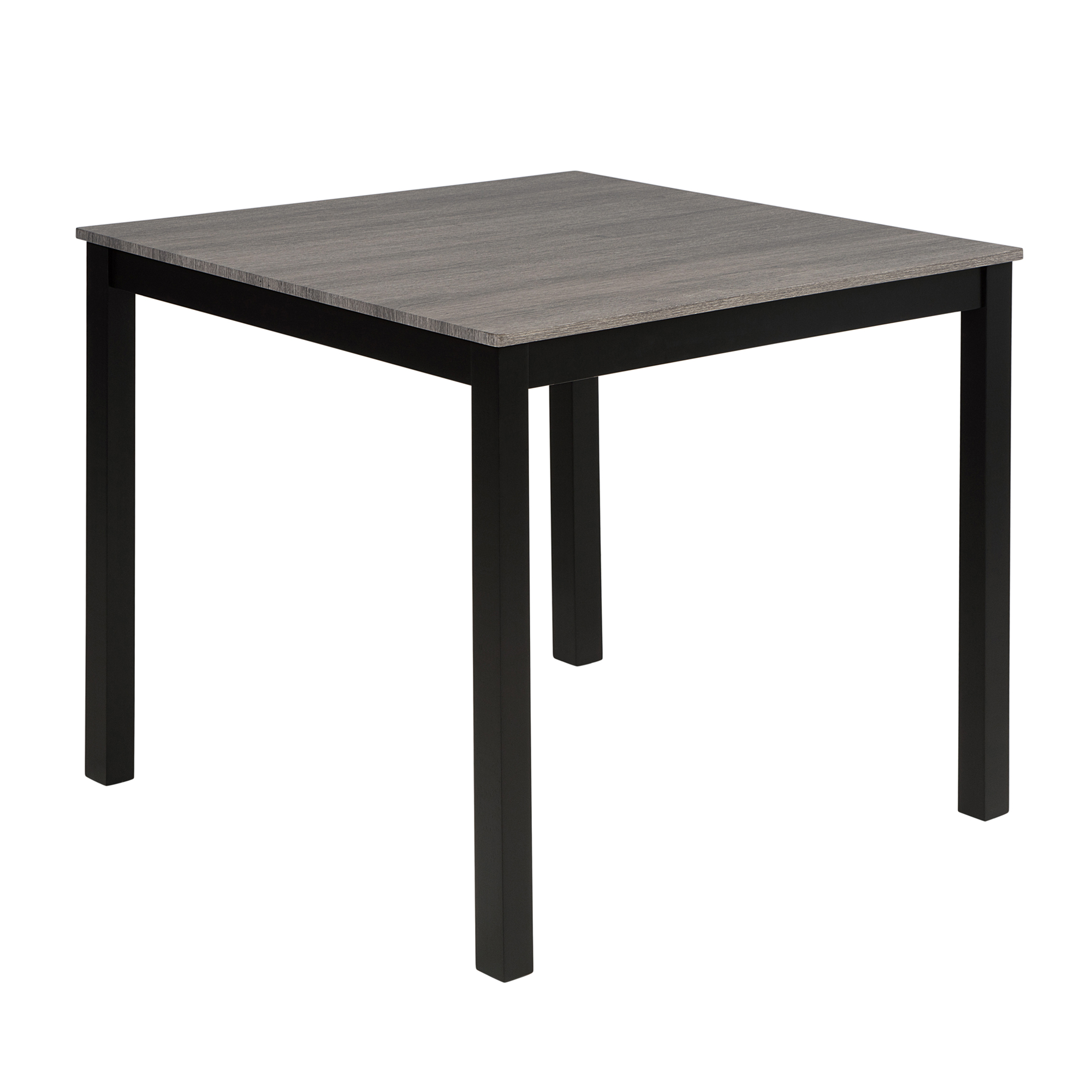 5-Piece Counter Height Table Set with 4 Chairs, Counter Height Table Set for 4 with Chairs, Wooden Counter Height  Table Set for Kitchen, Dining Room, Light Grey & Black Two Tone — foto 7