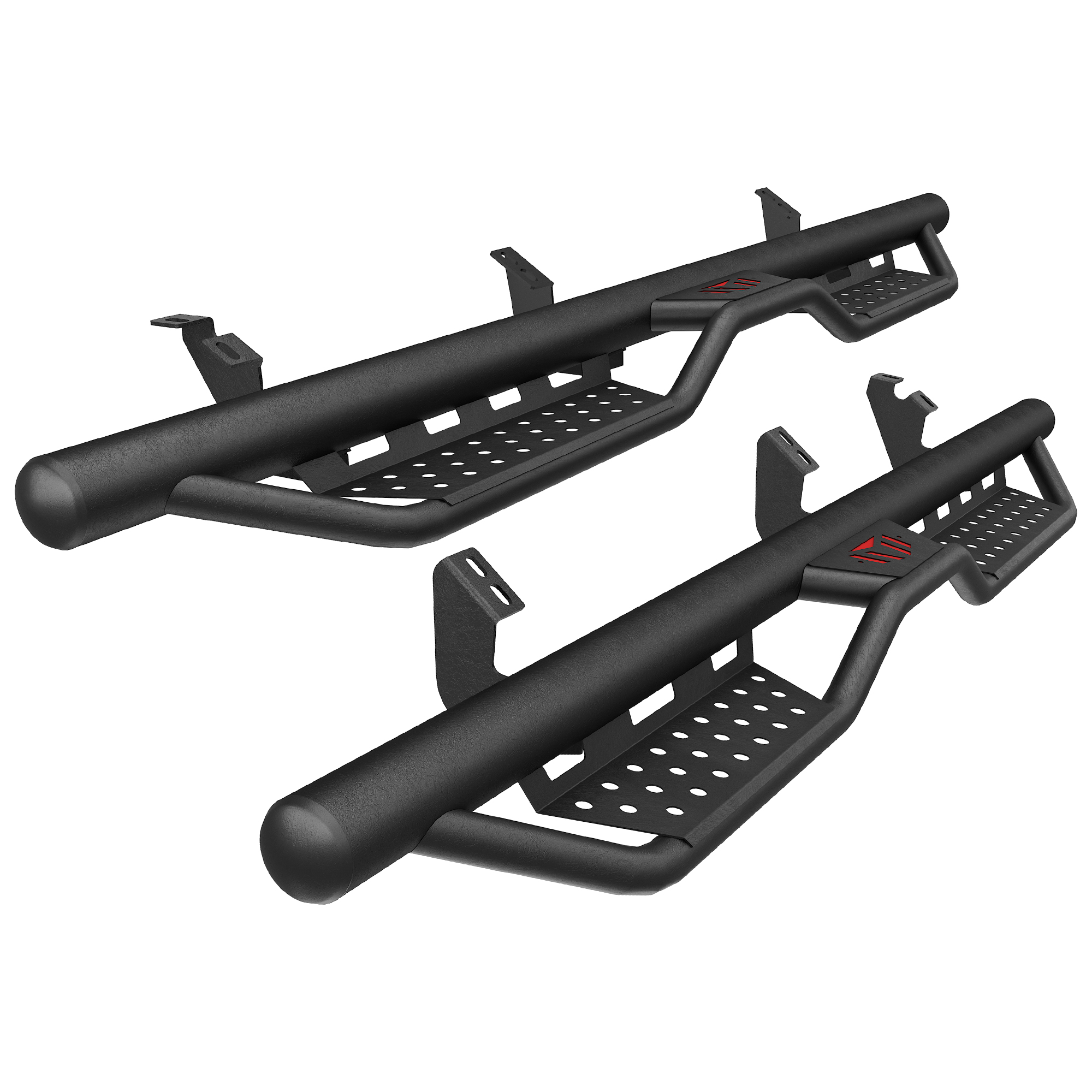 Running Boards Side Steps For 2024 2026 Toyota Tacoma Double Cab Drop Nerf Bars — foto 5