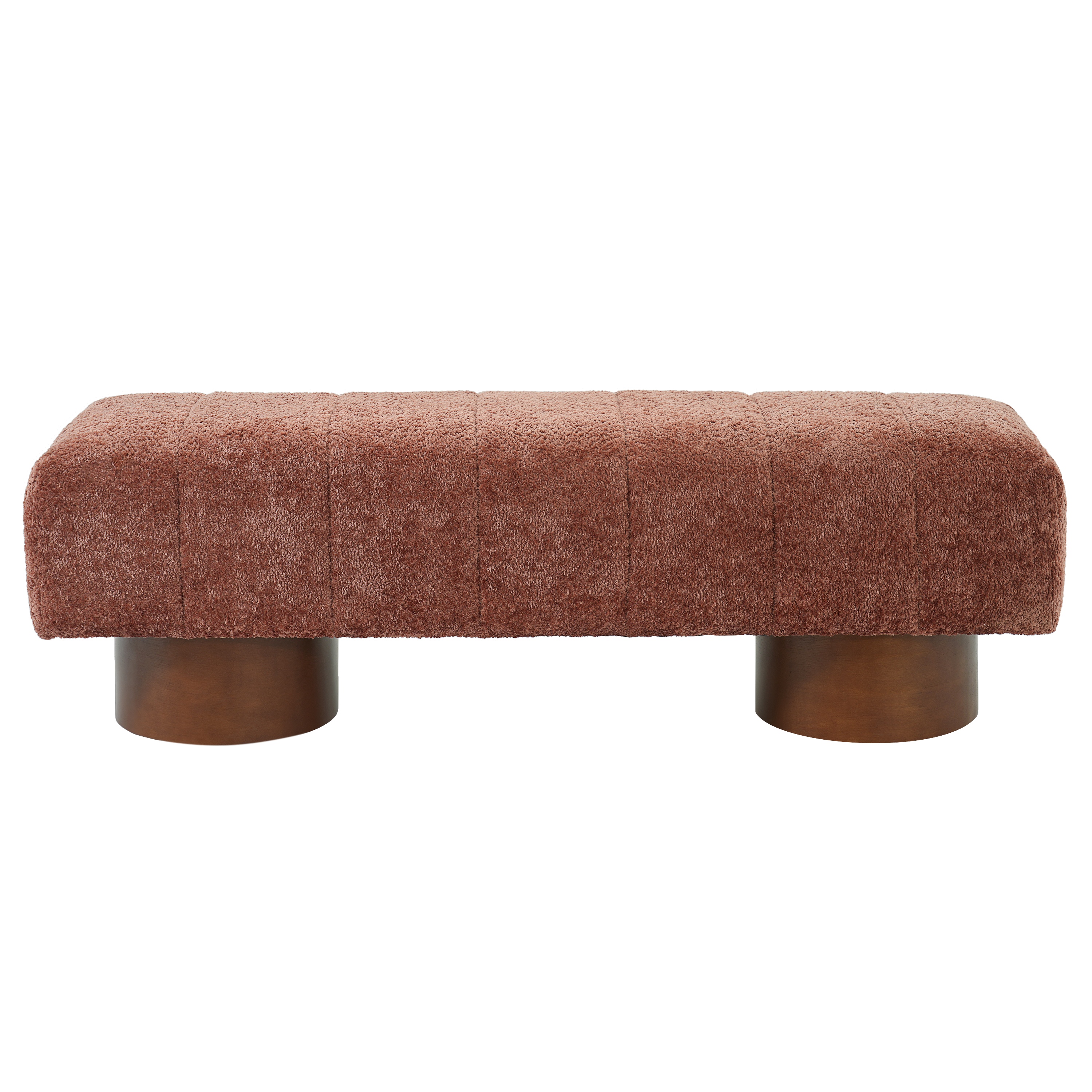 Boucle Upholstered Dining Bench, picture 3 of 5