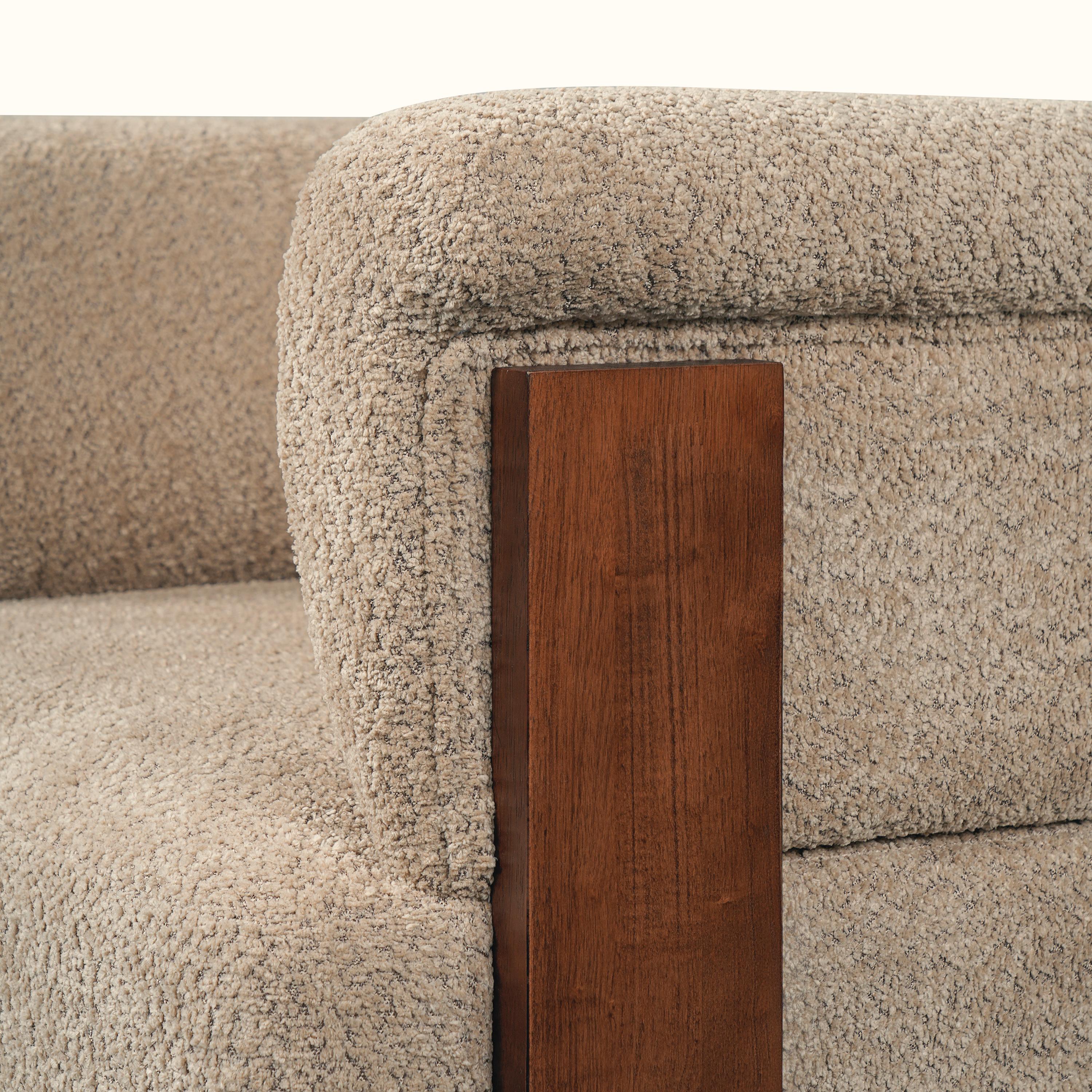 Teddy Fleece Barrel Accent Chair, picture 4 of 5