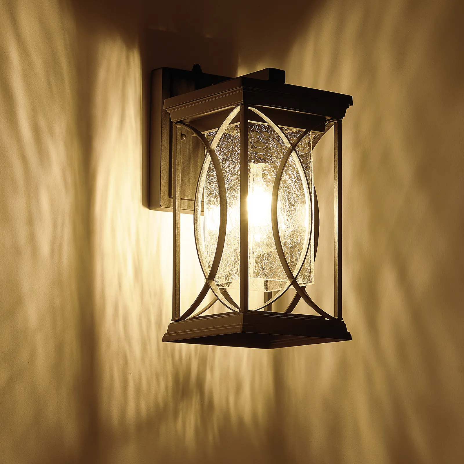Oil Rubbed Bronze Porch Light Dusk