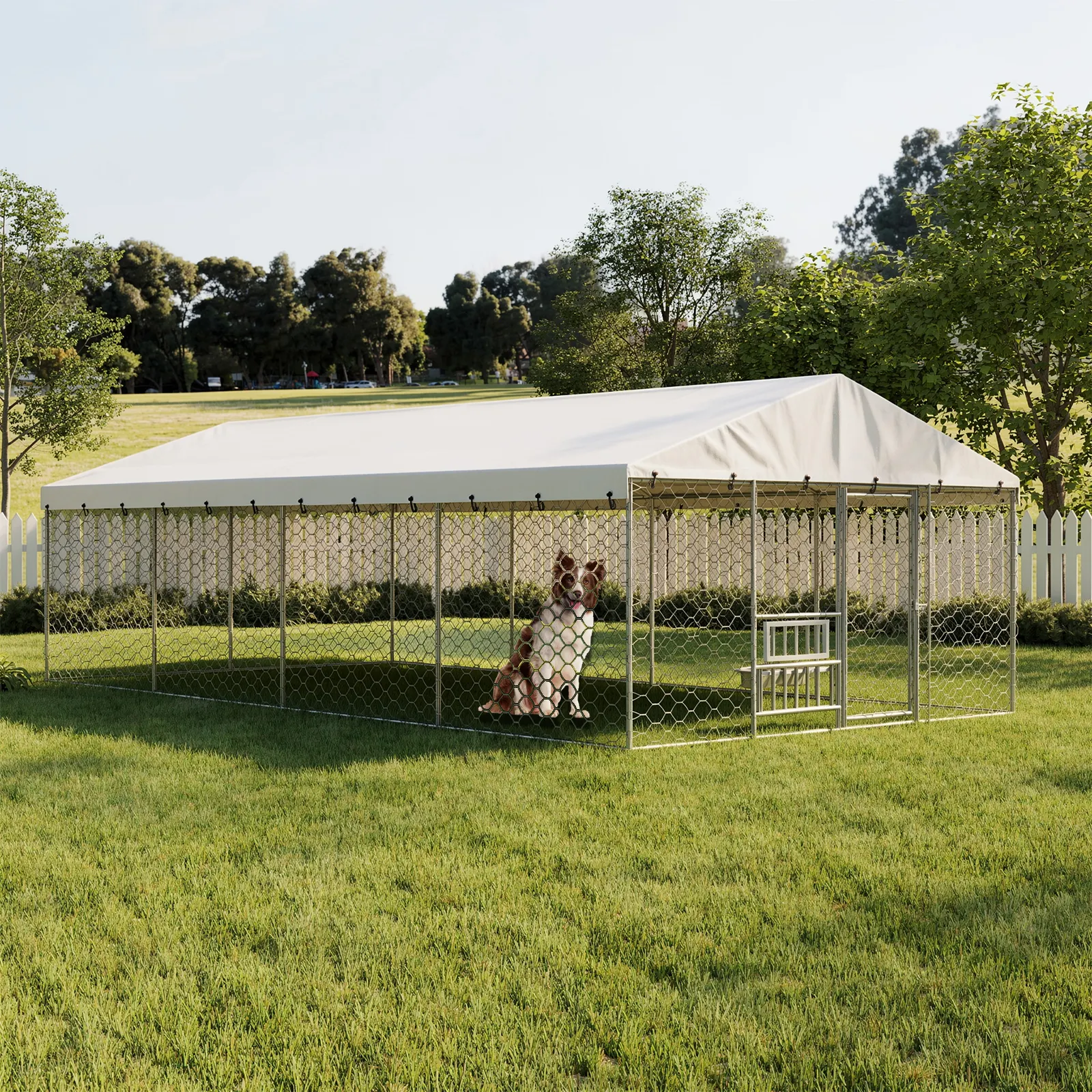 20x10 FT Large Outdoor Dog Kennel