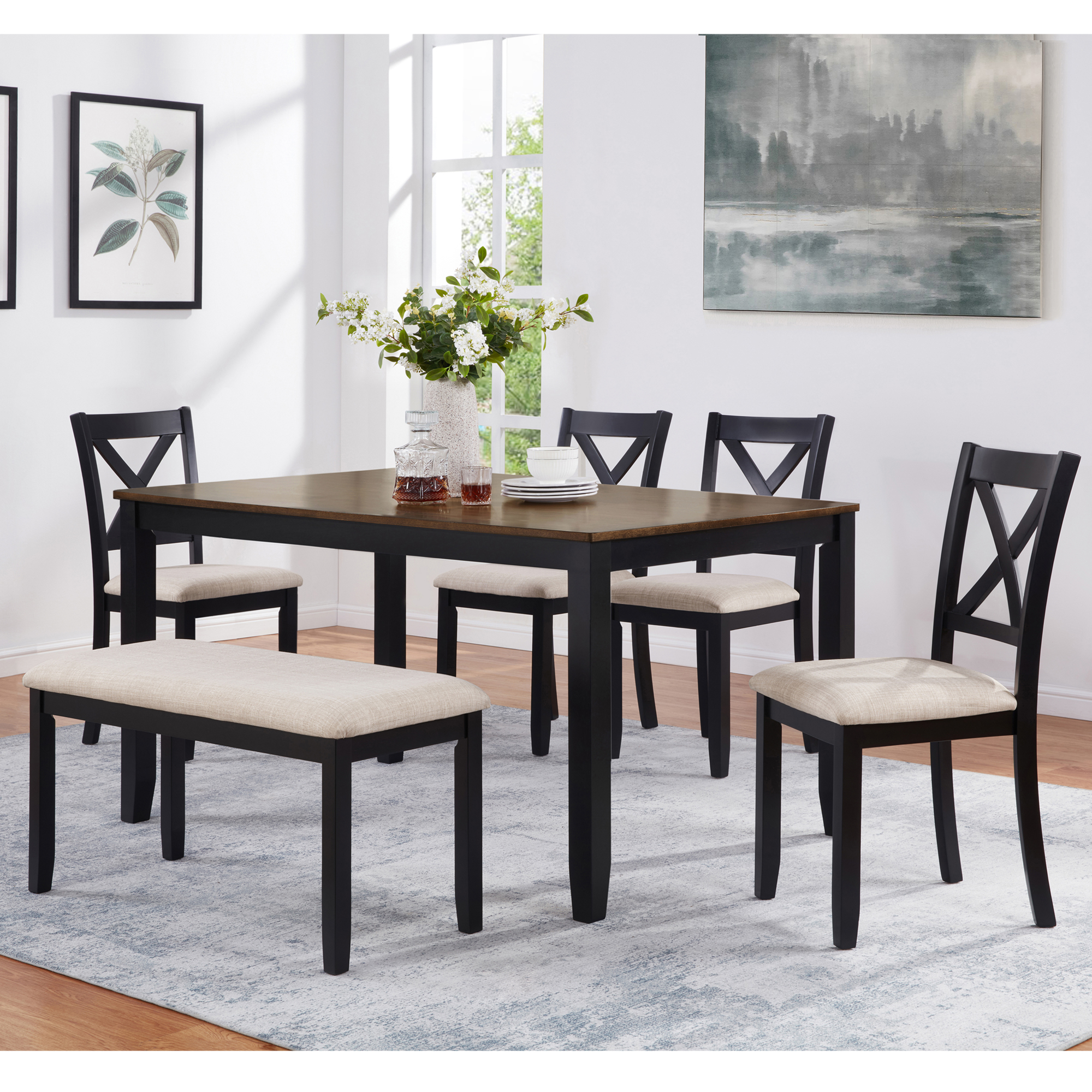 6-Piece Dining Table Set