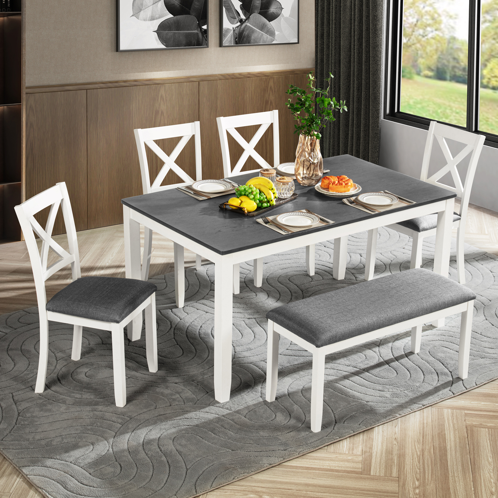 6-Piece Dining Table Set