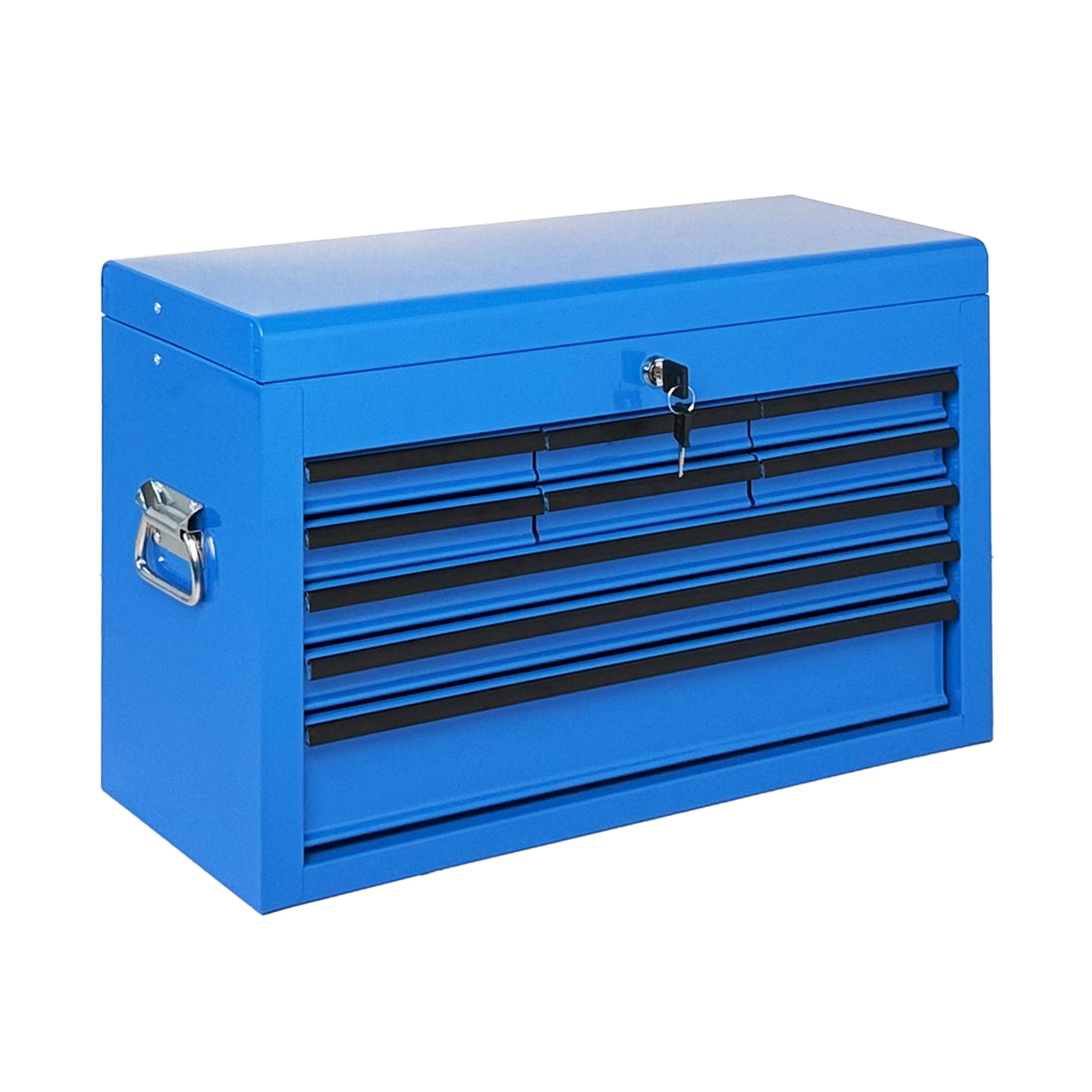 Heavy Duty Metal Tool Box, 24-inch, Portable Metal Tool Box with 9 Drawers, Small Tool Chest with EVA Liners, Ball Bearing Slide Drawers Locking & Powder Coated Finish, Multi-Function Tool Organizer — foto 12