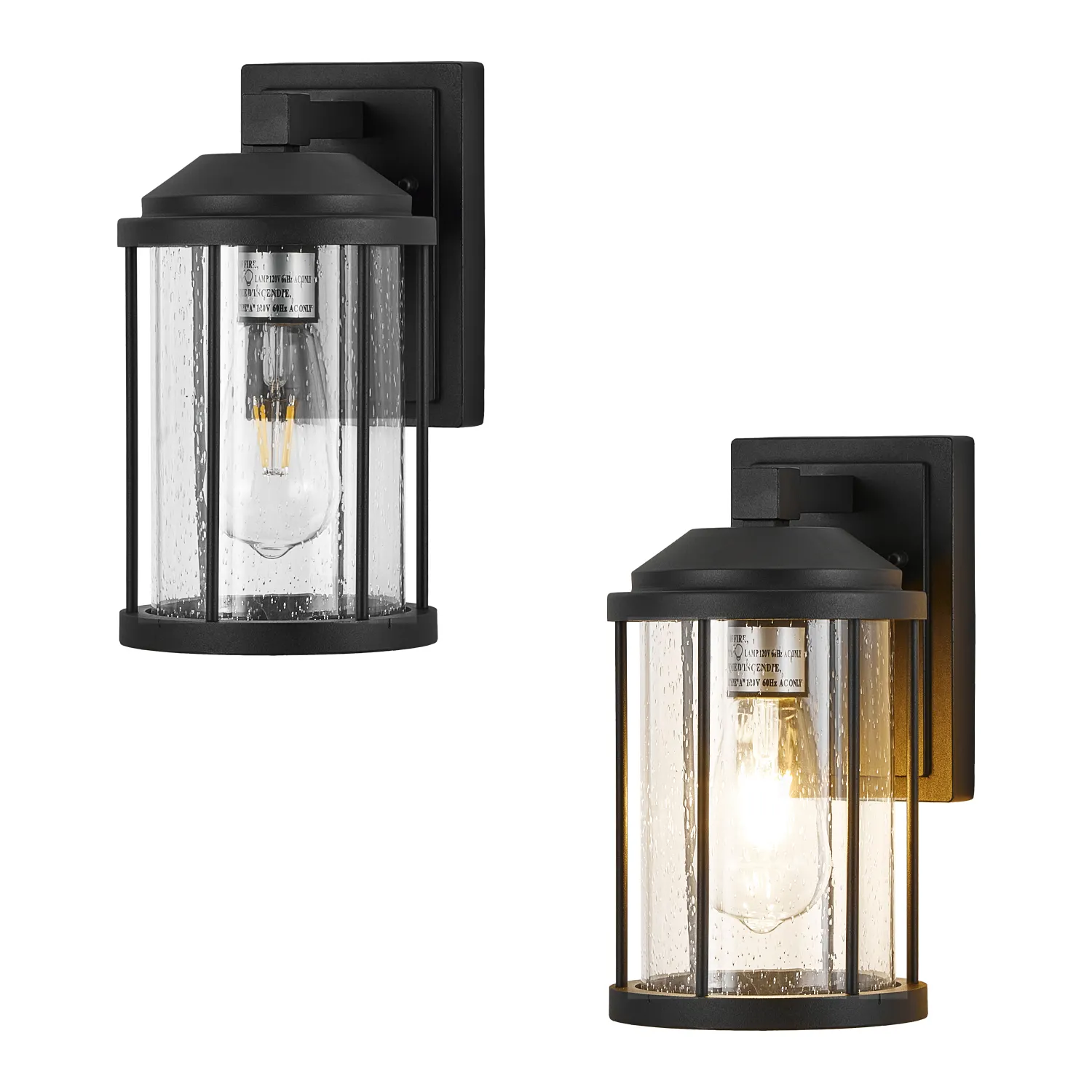 Outdoor Wall Sconces 2 Pack, Exterior Light