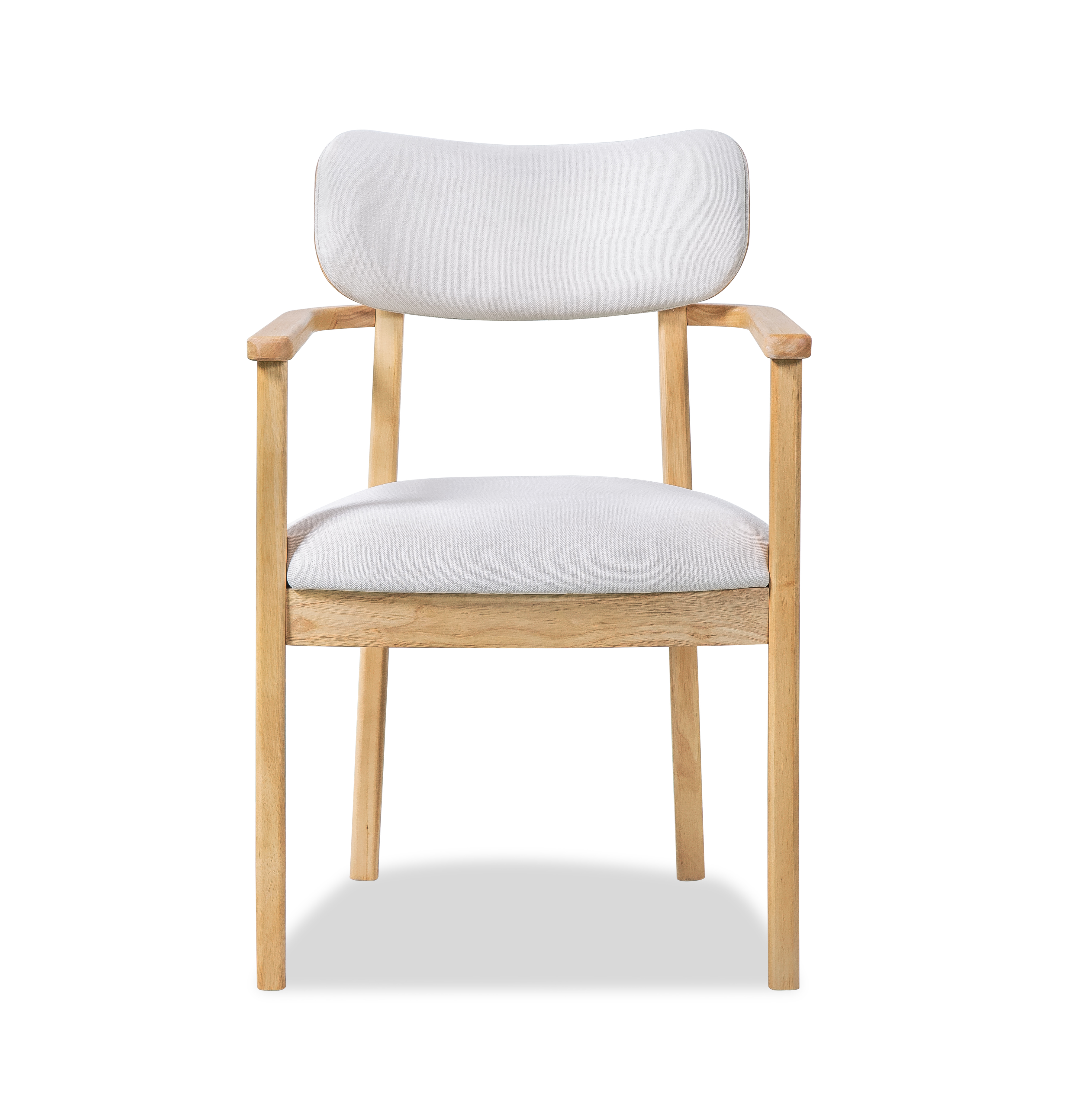 Indoor Upholstered Dining Chairs (Set of 2), Natural — foto 6