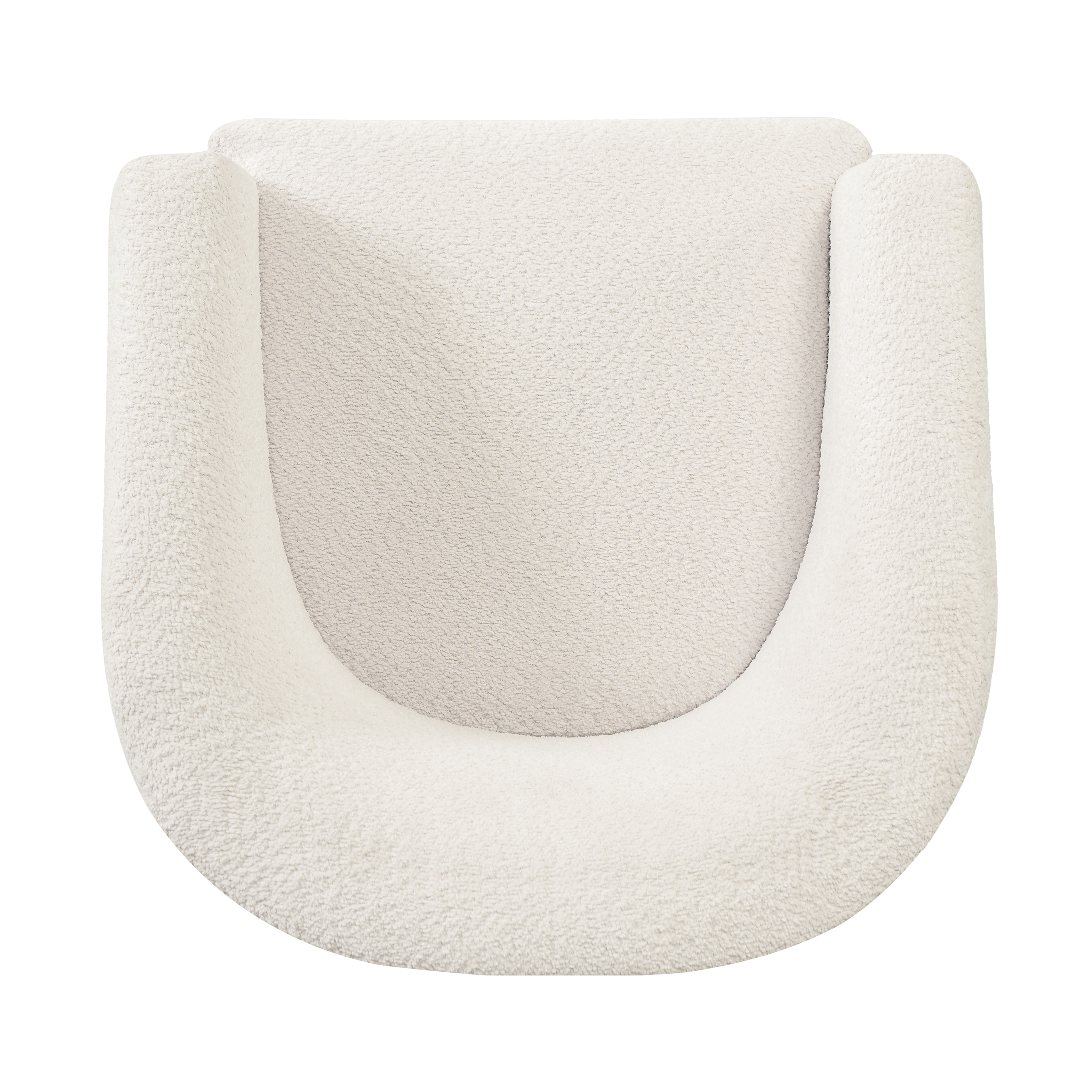 Teddy Fleece Barrel Accent Chair, picture 4 of 4