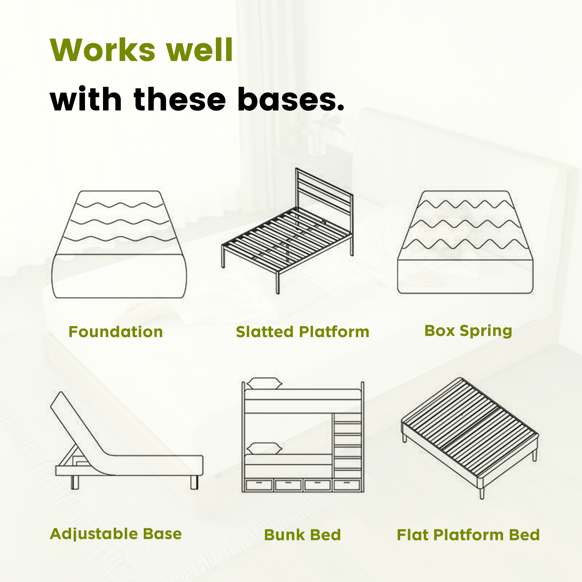 King Size Memory Foam Mattress — photo 5
