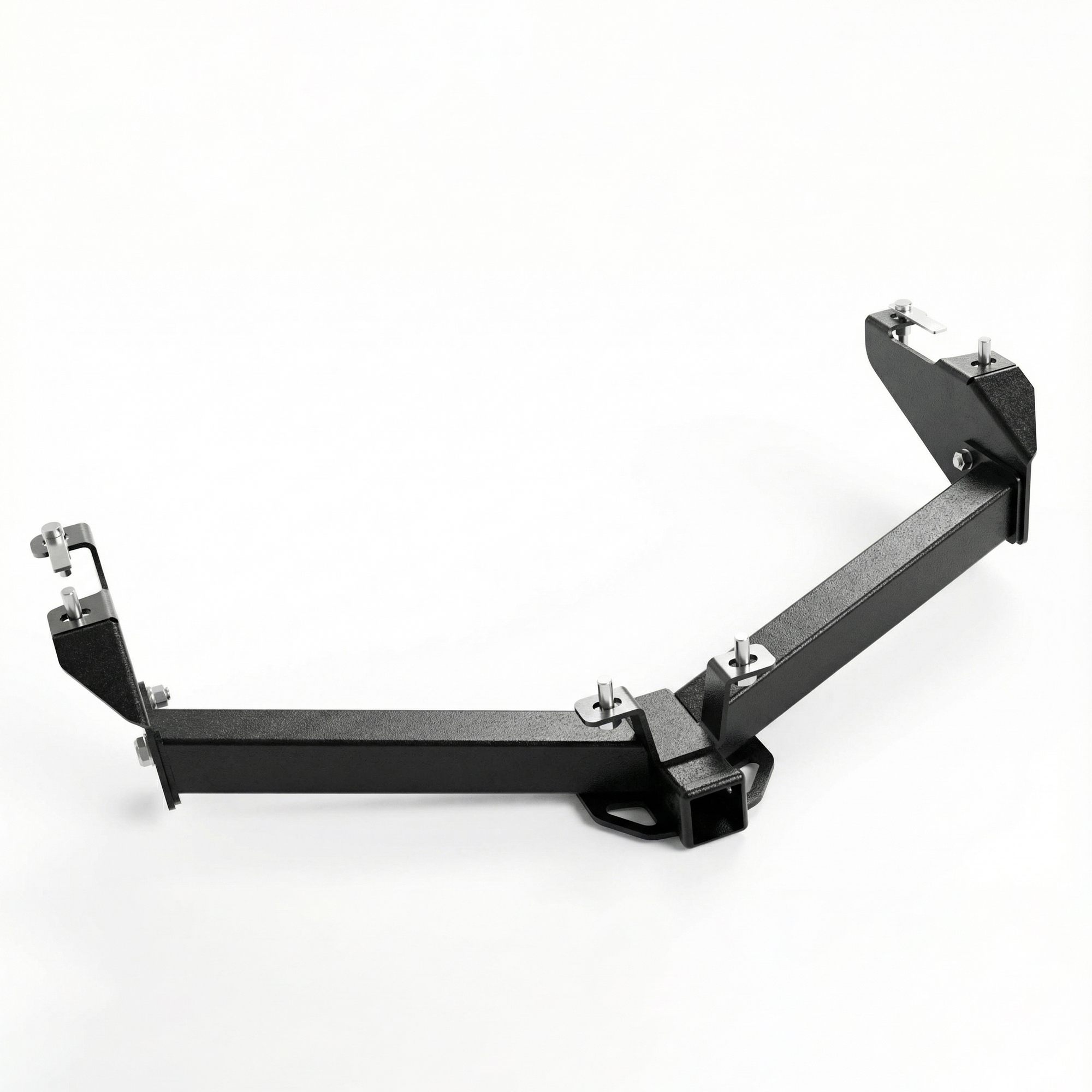 Steel Class 3 Trailer Hitch, 2 Inch Square Receiver, Black, For 1999-2013 Chevrolet Silverado / GMC Sierra 1500, 2001-07 1500HD,1999-2004  2500,selected models (Please Verify Vehicle Application) — foto 4