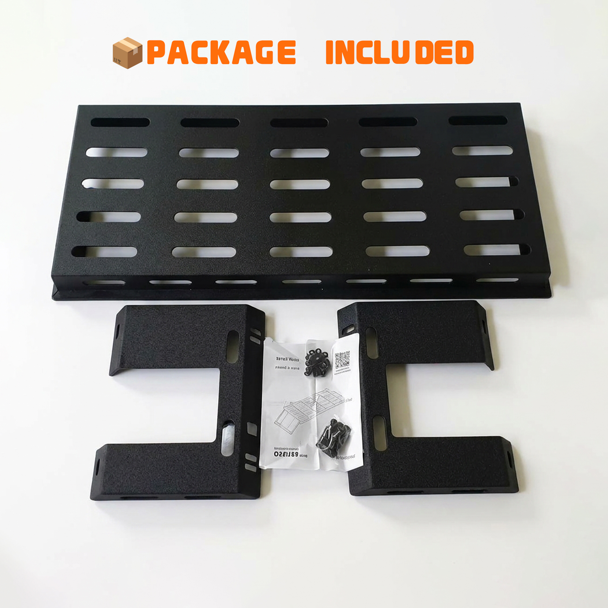Black Rear Trunk Cargo Rack Basket Tray For 2007-2026 Jeep Wrangler JK JL Unlimited 4-Door (Exclude Sky One-Touch Power Top) Hardtop Heavy Duty Steel Interior Storage — foto 8