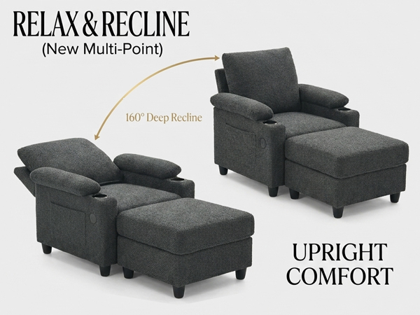 Convertible Sleeper Accent Chair, picture 4 of 5