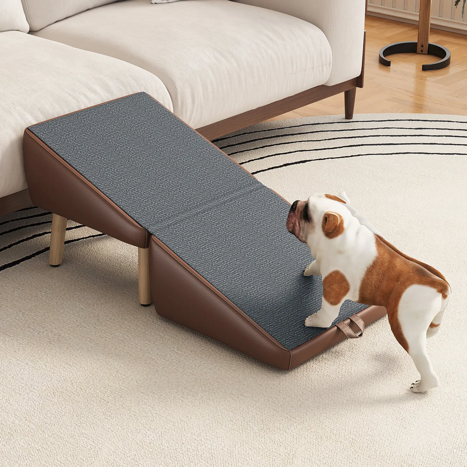 (UPGRADED) Dog Stairs for Small Dogs