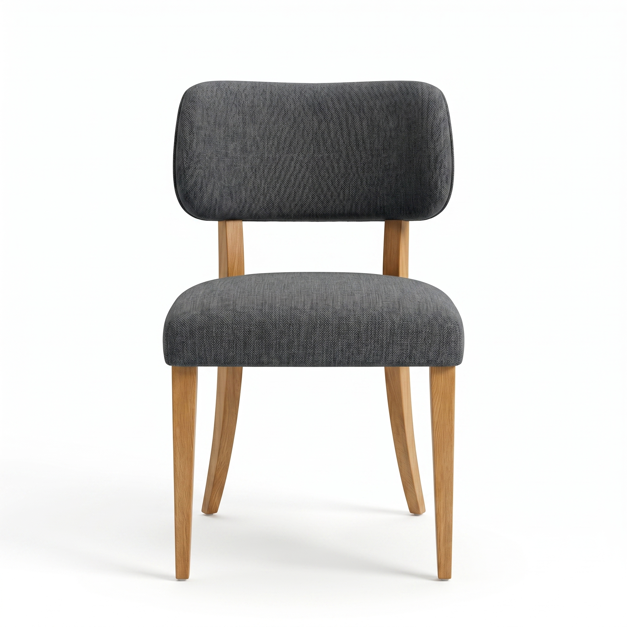 Wooden Dining Chairs Set of 2, Modern Fabric Upholstered Dining Room Chair Kitchen Chairs, Farmhouse Dinner Chair for Kitchen Dining Room 2