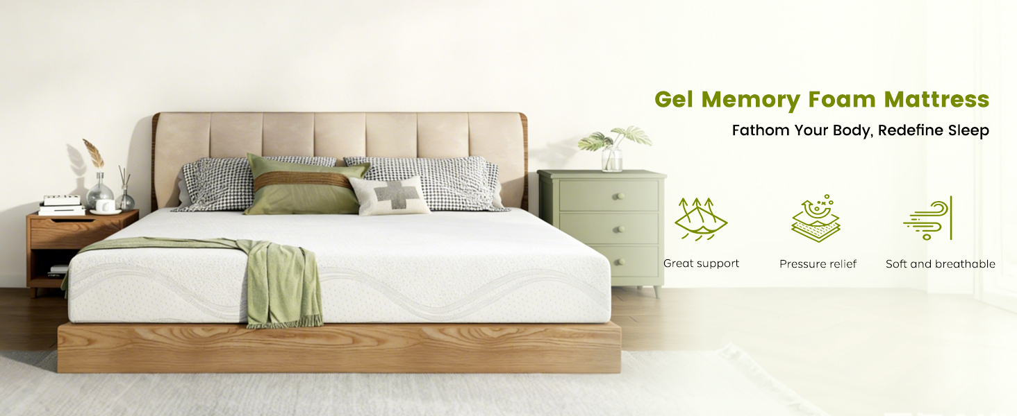King Size Memory Foam Mattress β photo 4