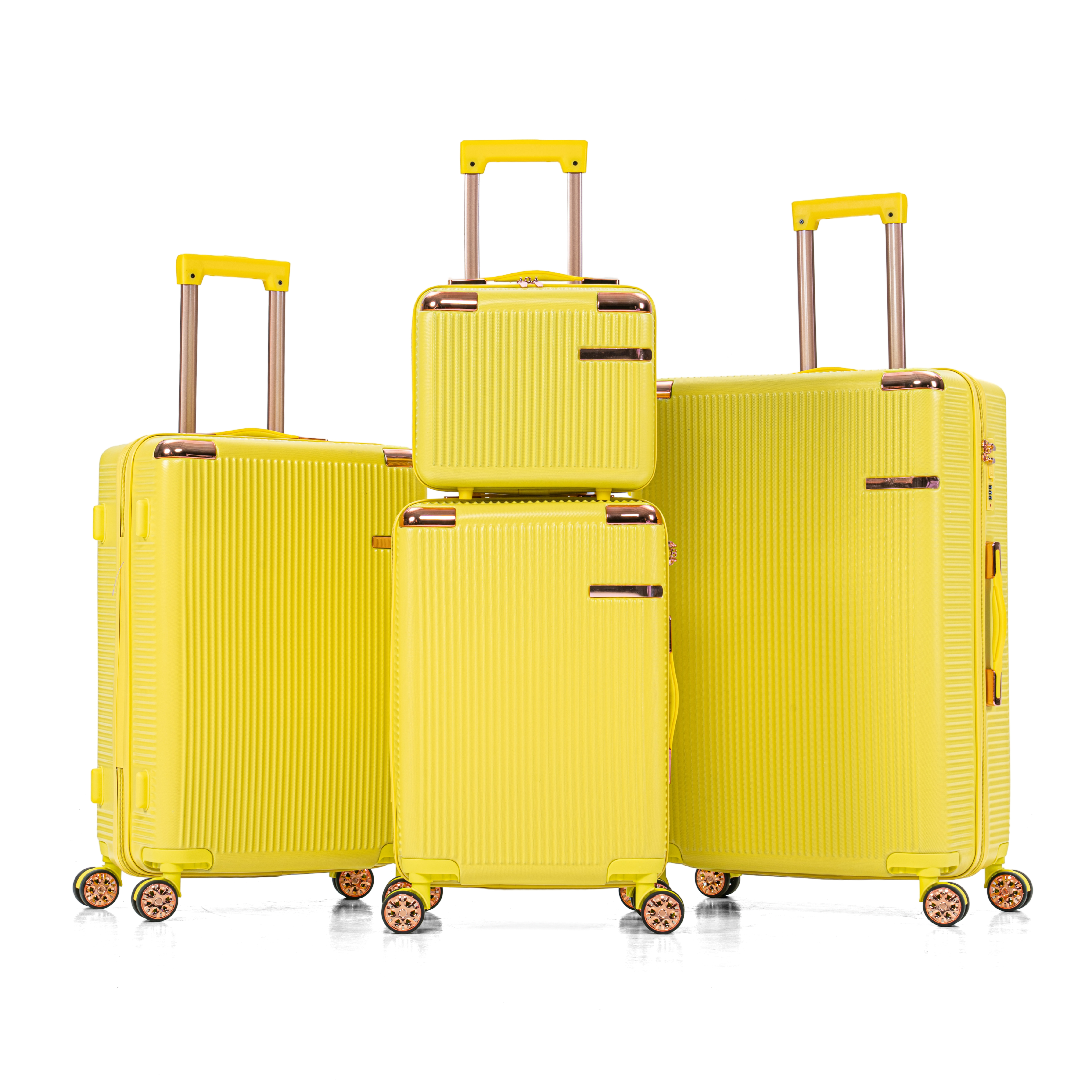 4-piece hard luggage 360 dual rotating four-wheel