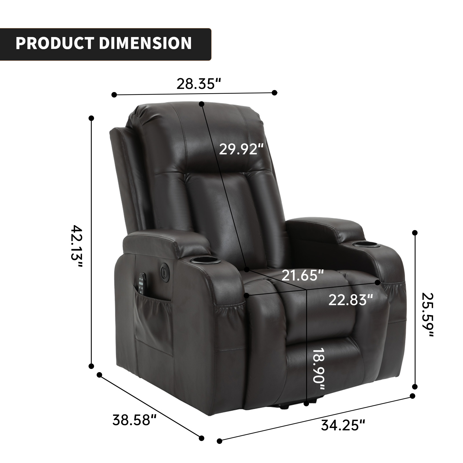 Power Lift Recliner Chair, picture 3 of 4
