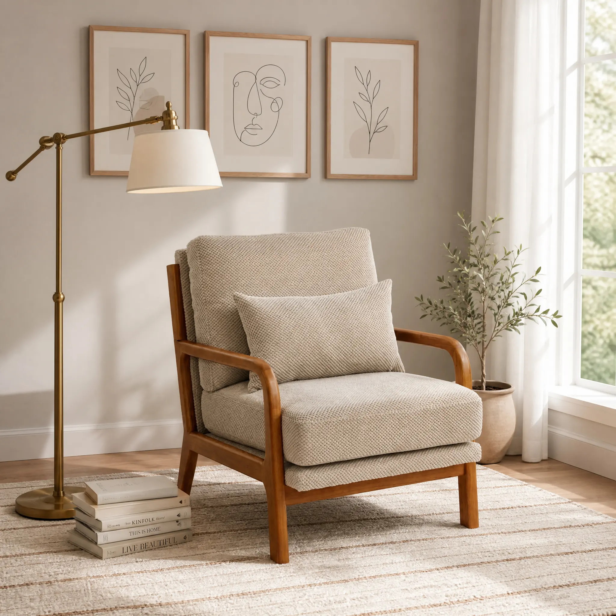 Wooden Lounge Chair