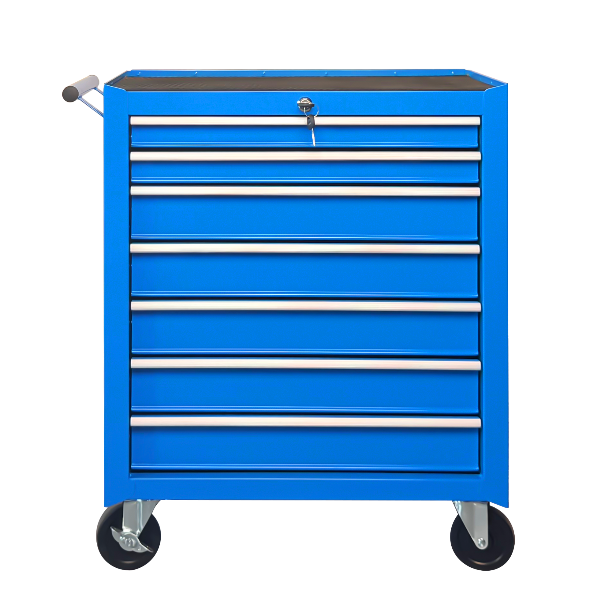 Rolling Tool Chest with 7-Drawer Tool Box with Wheels Multifunctional Tool Cart Mechanic Tool Storage Cabinet for Garage, Warehouse, Workshop, Repair Shop -BLUE — foto 8