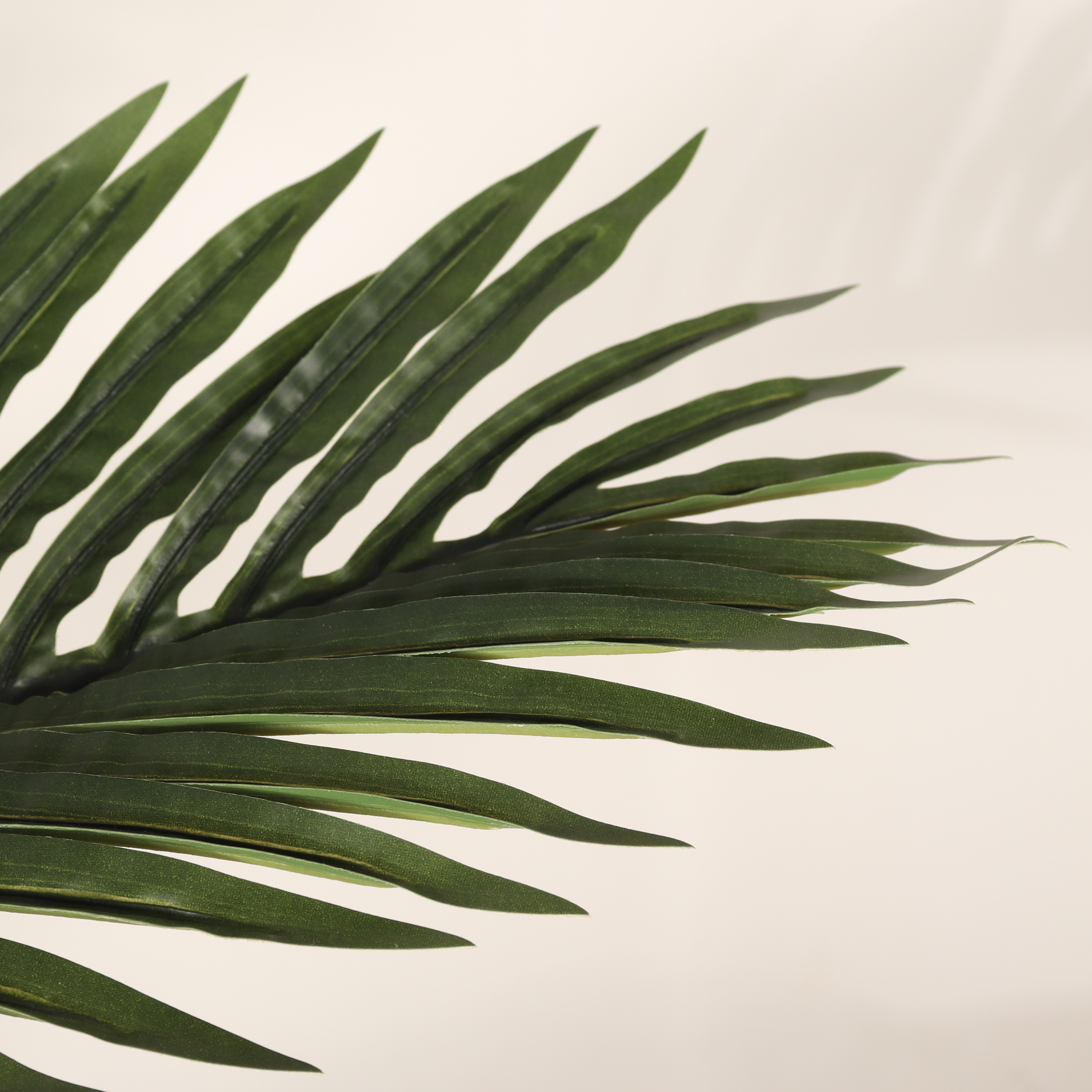 6FT Artificial Palm Tree with Black Plastic Pot, Tropical Fake Plant for Indoor Outdoor Decoration, Faux Palm, 1pc/set — foto 6