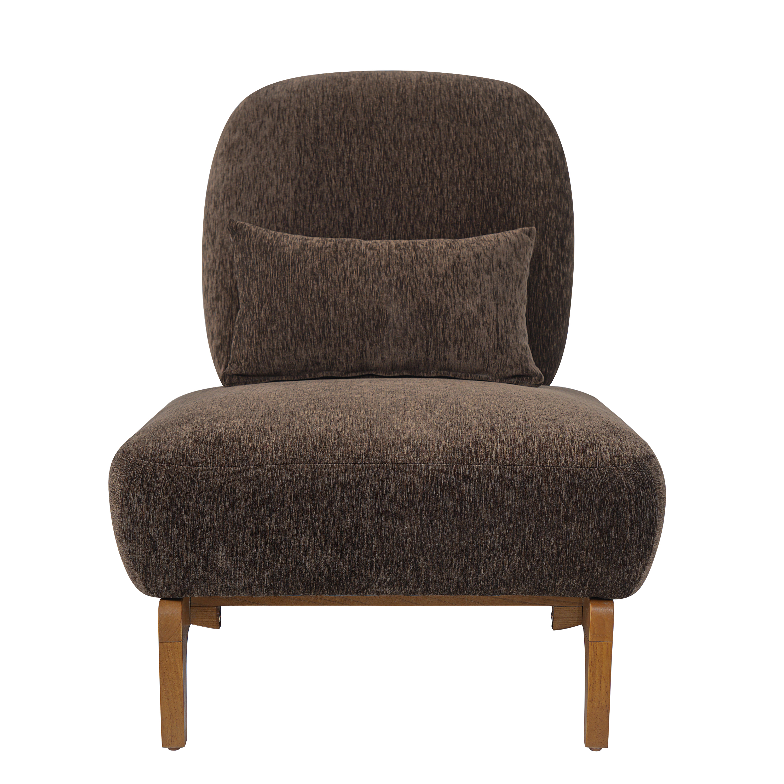 Linen Upholstered Slipper Chair, picture 2 of 5
