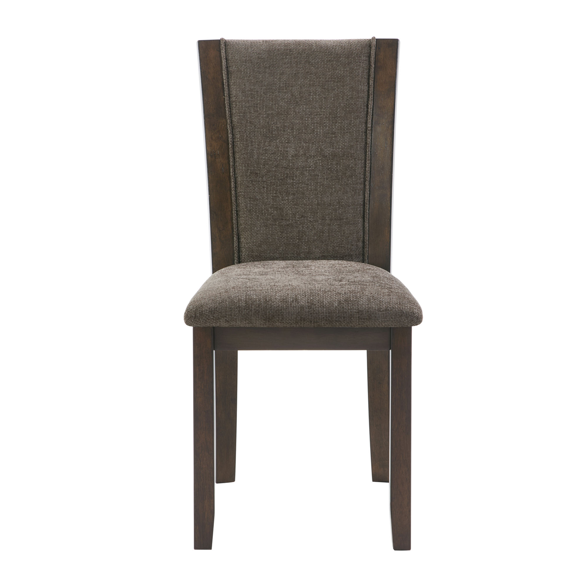 Dining Chairs Only, Wooden Dining Chairs Set of 4, Kitchen Chair with Padded Seat, Upholstered Side Chair for Dining Room, Living Room, Kitchen, Dark walnut — foto 5