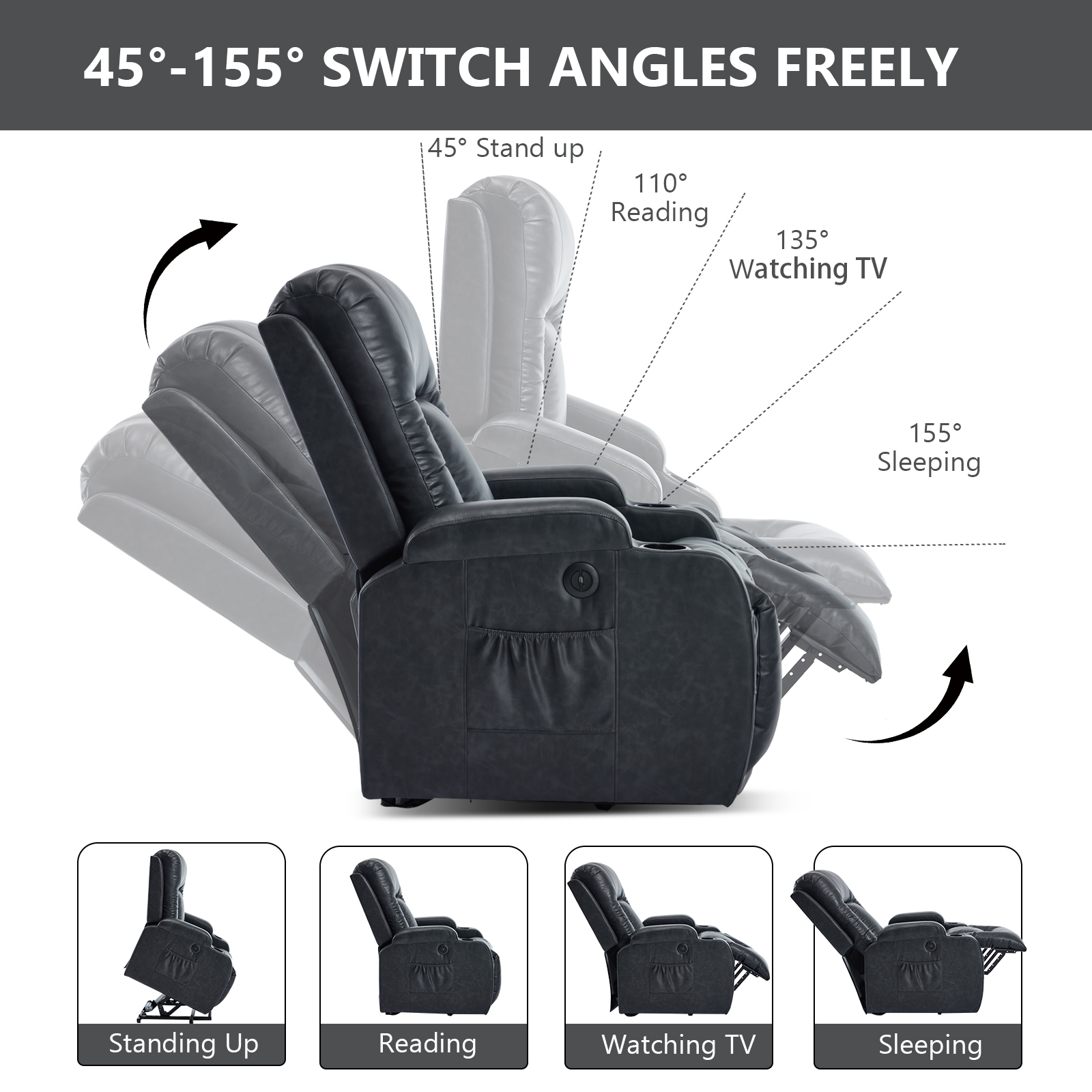 Power Lift Recliner Chair, picture 4 of 5