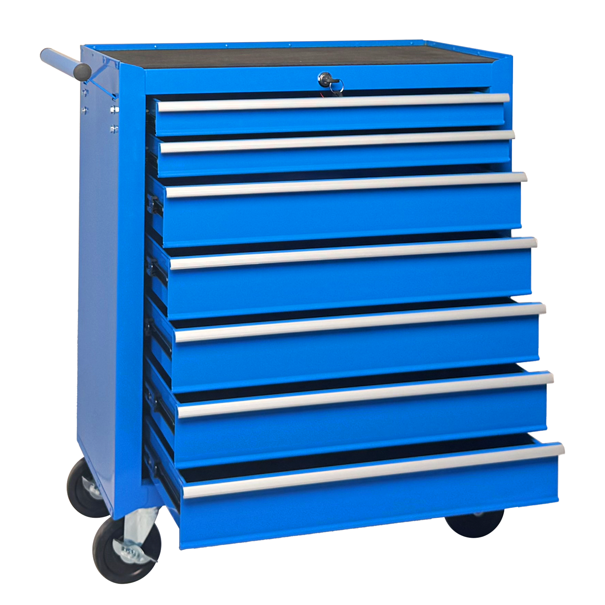 Rolling Tool Chest with 7-Drawer Tool Box with Wheels Multifunctional Tool Cart Mechanic Tool Storage Cabinet for Garage, Warehouse, Workshop, Repair Shop -BLUE — foto 12