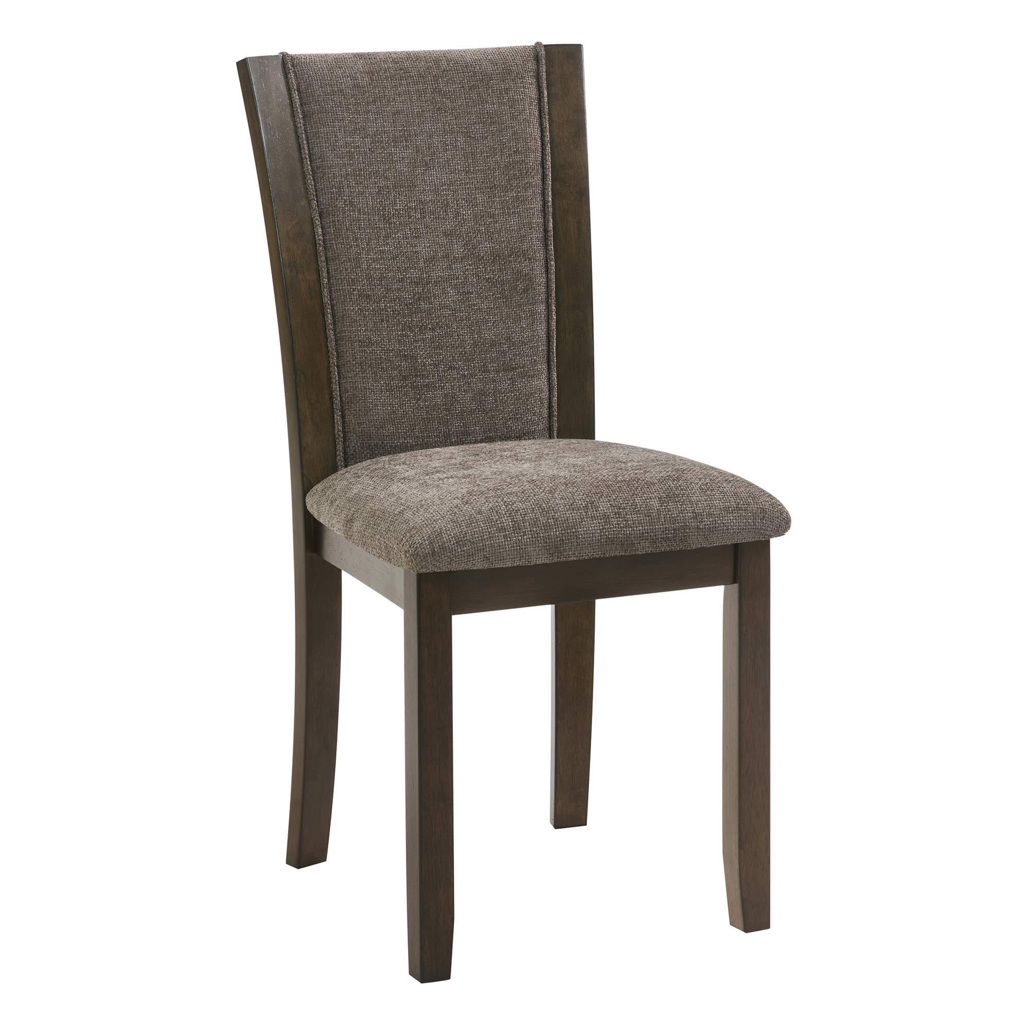 Dining Chairs Only, Wooden Dining Chairs Set of 4, Kitchen Chair with Padded Seat, Upholstered Side Chair for Dining Room, Living Room, Kitchen, Dark walnut — foto 6